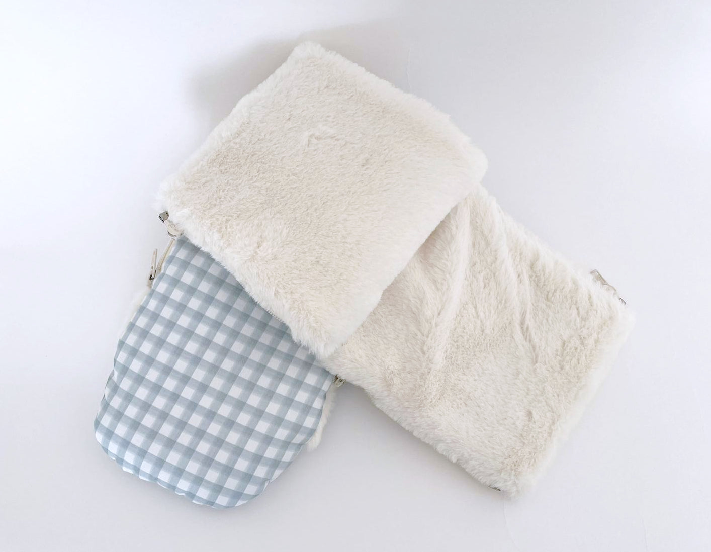 Manoplas carrito VICHY WASABI