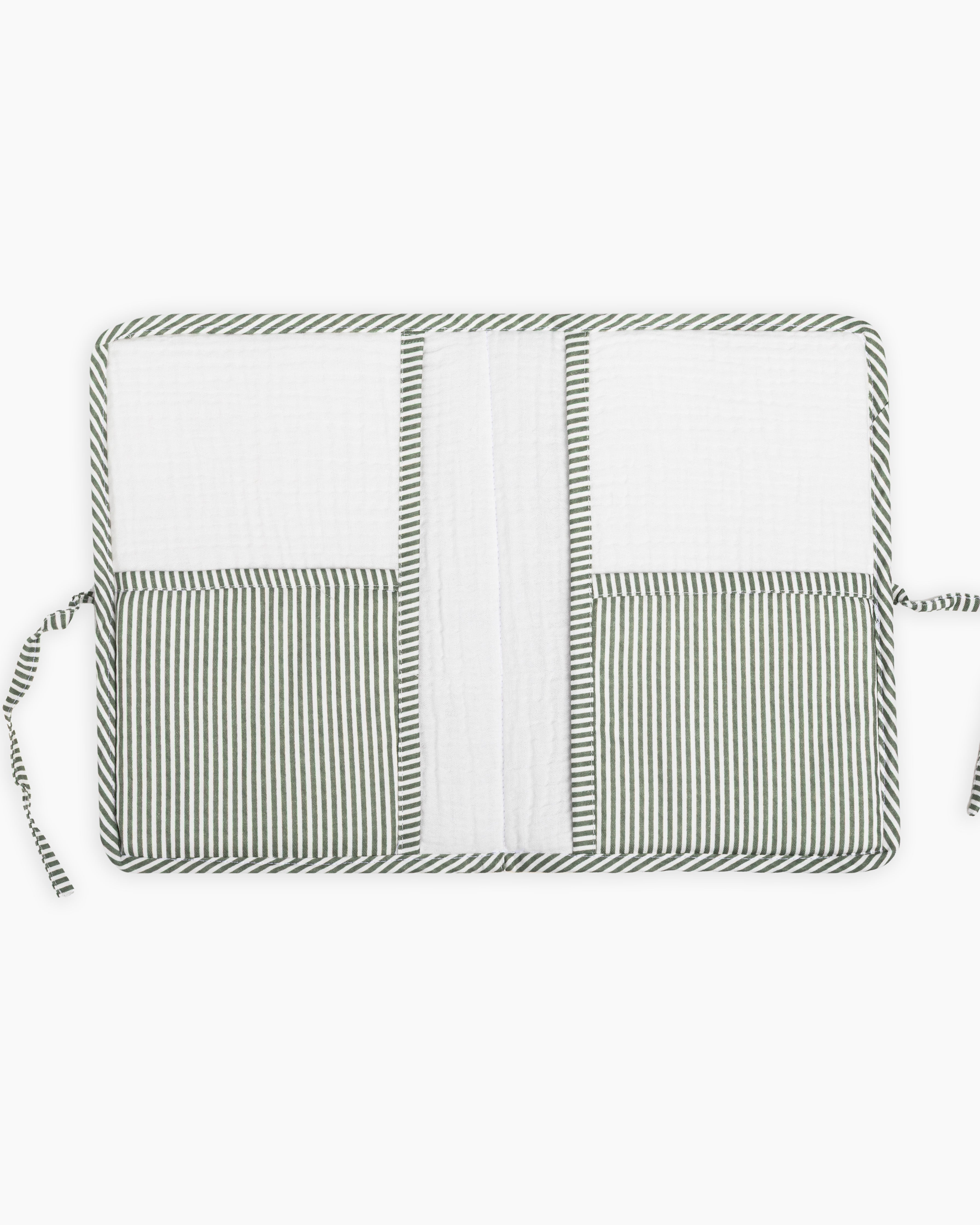 Portadocumentos DARK GREEN STRIPES