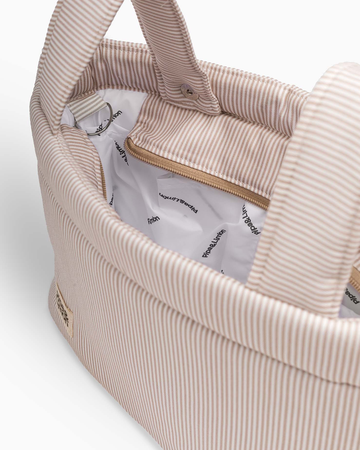Mini bag TAUPE STRIPES