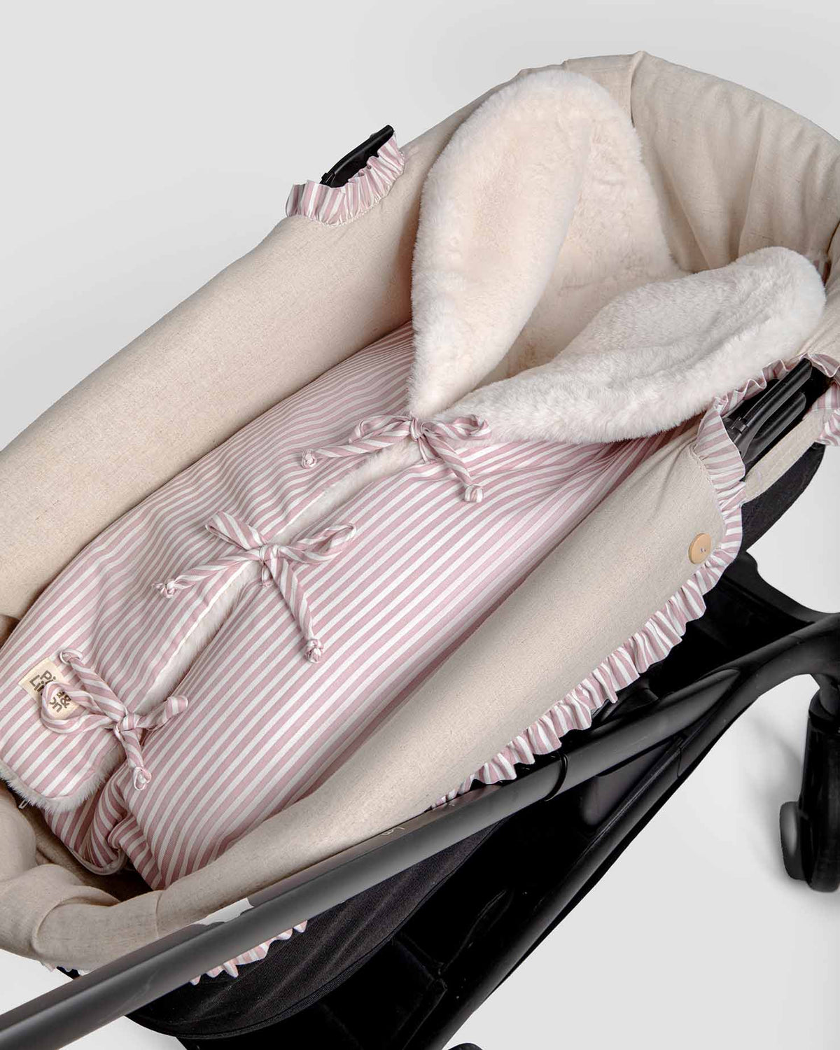 Saco polar MAUVE STRIPES