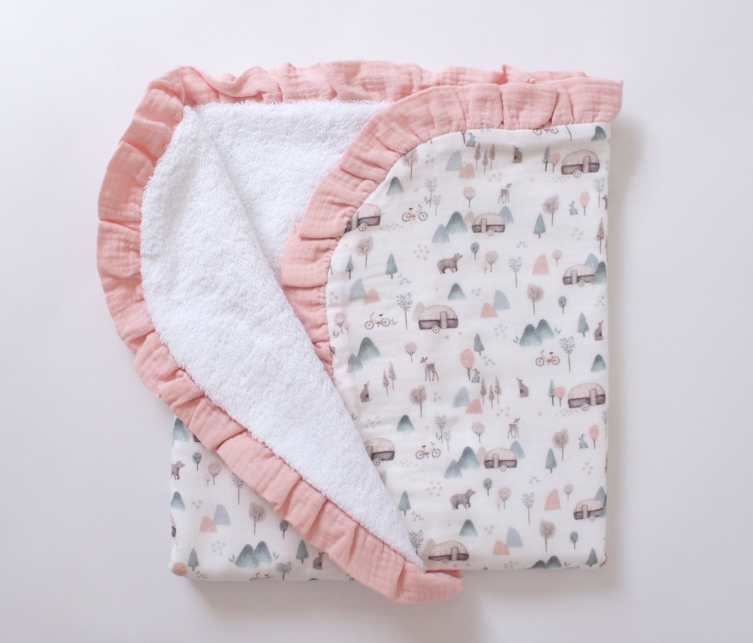 Arrullo rizo FOREST rosa
