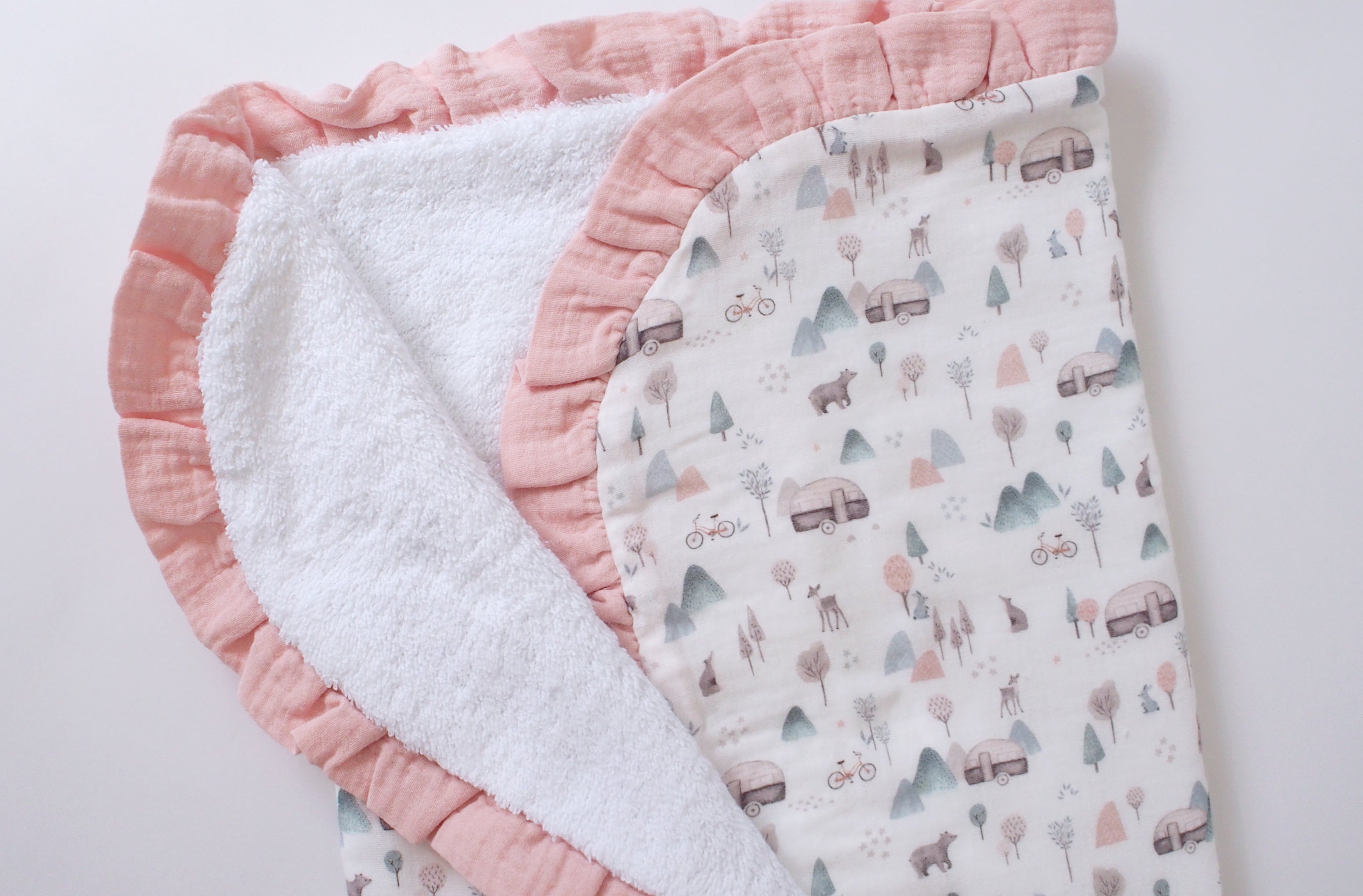 Arrullo rizo FOREST rosa