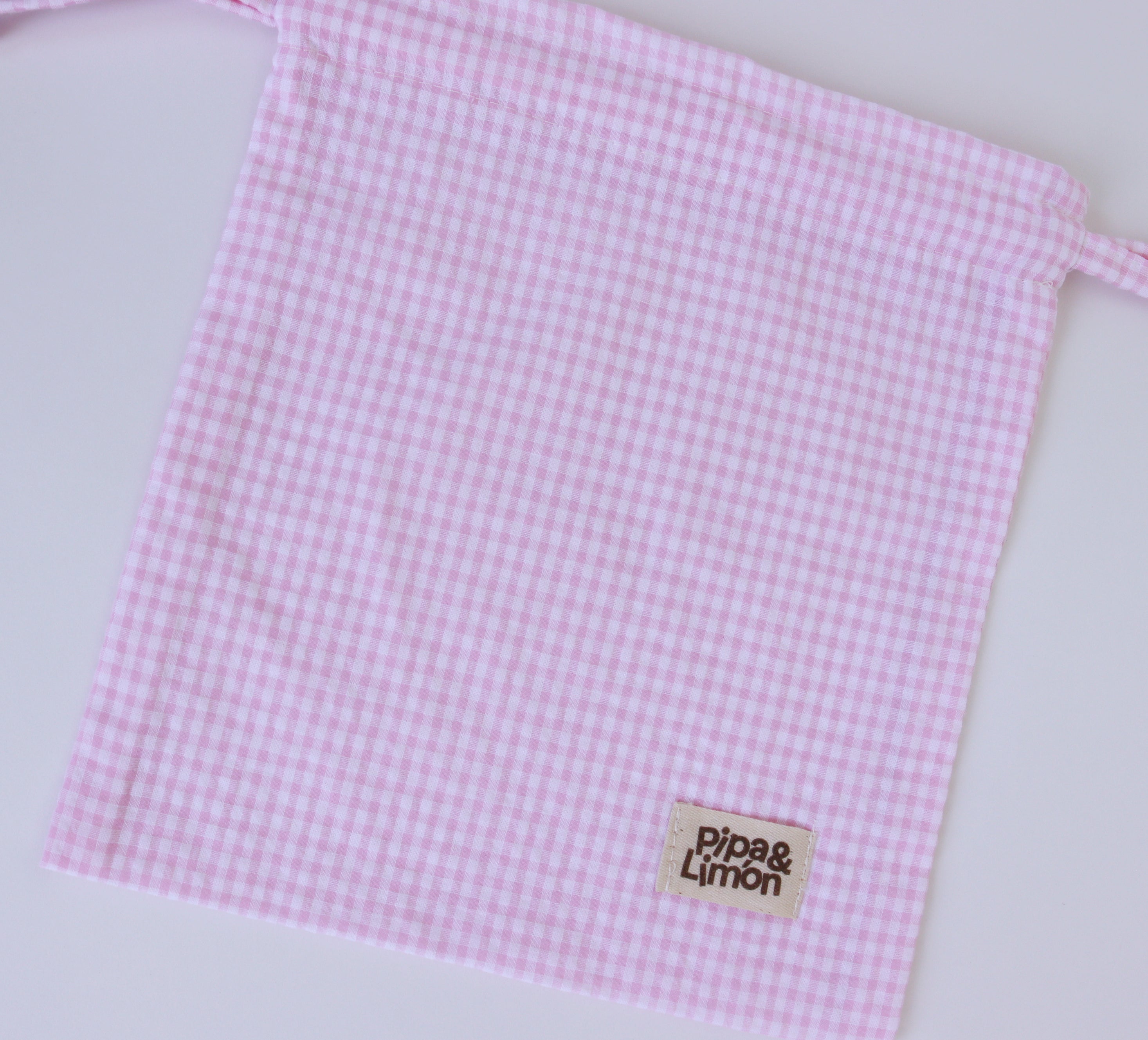 Bolsita muda MINI VICHY ROSA