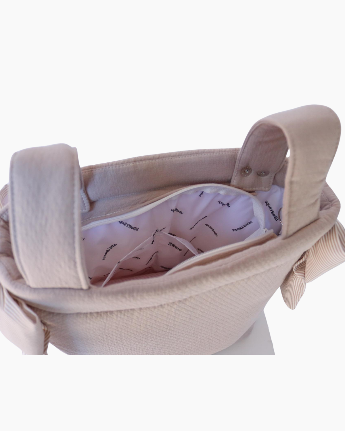 Bolsa Panera ARPI TAUPE STRIPES