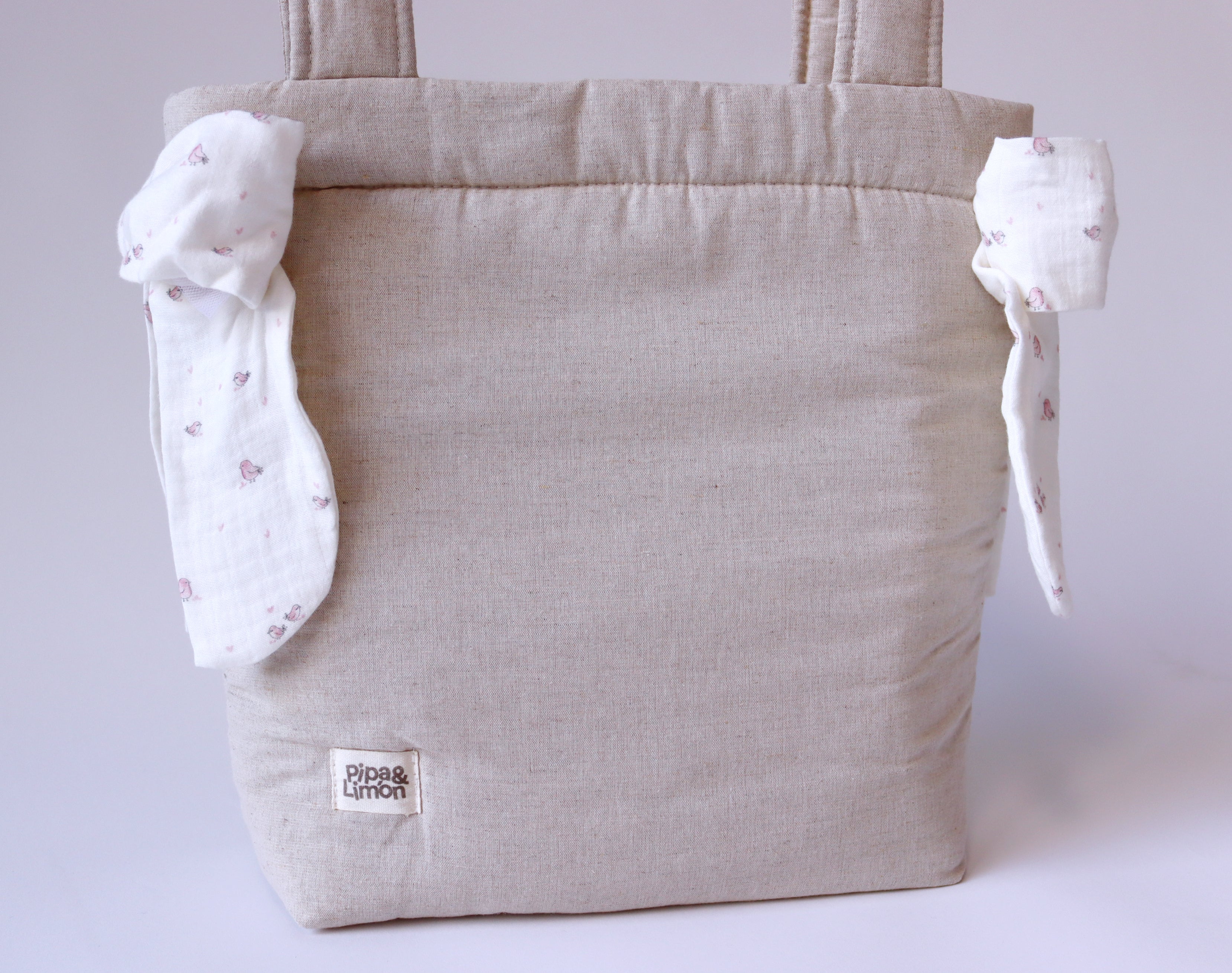 Bolsa panera BIRDS rosa