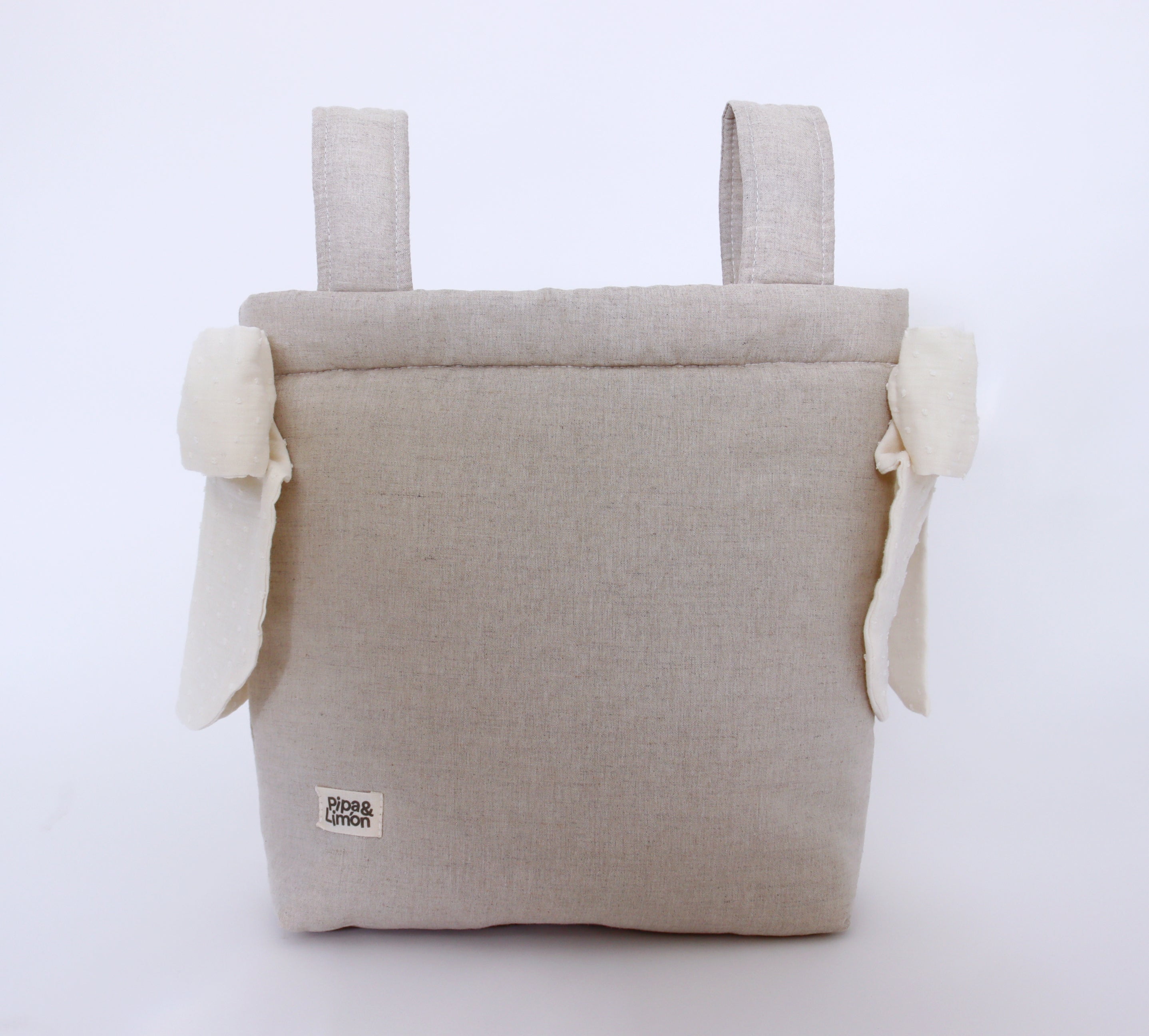 Bolsa panera LINO plumeti beige