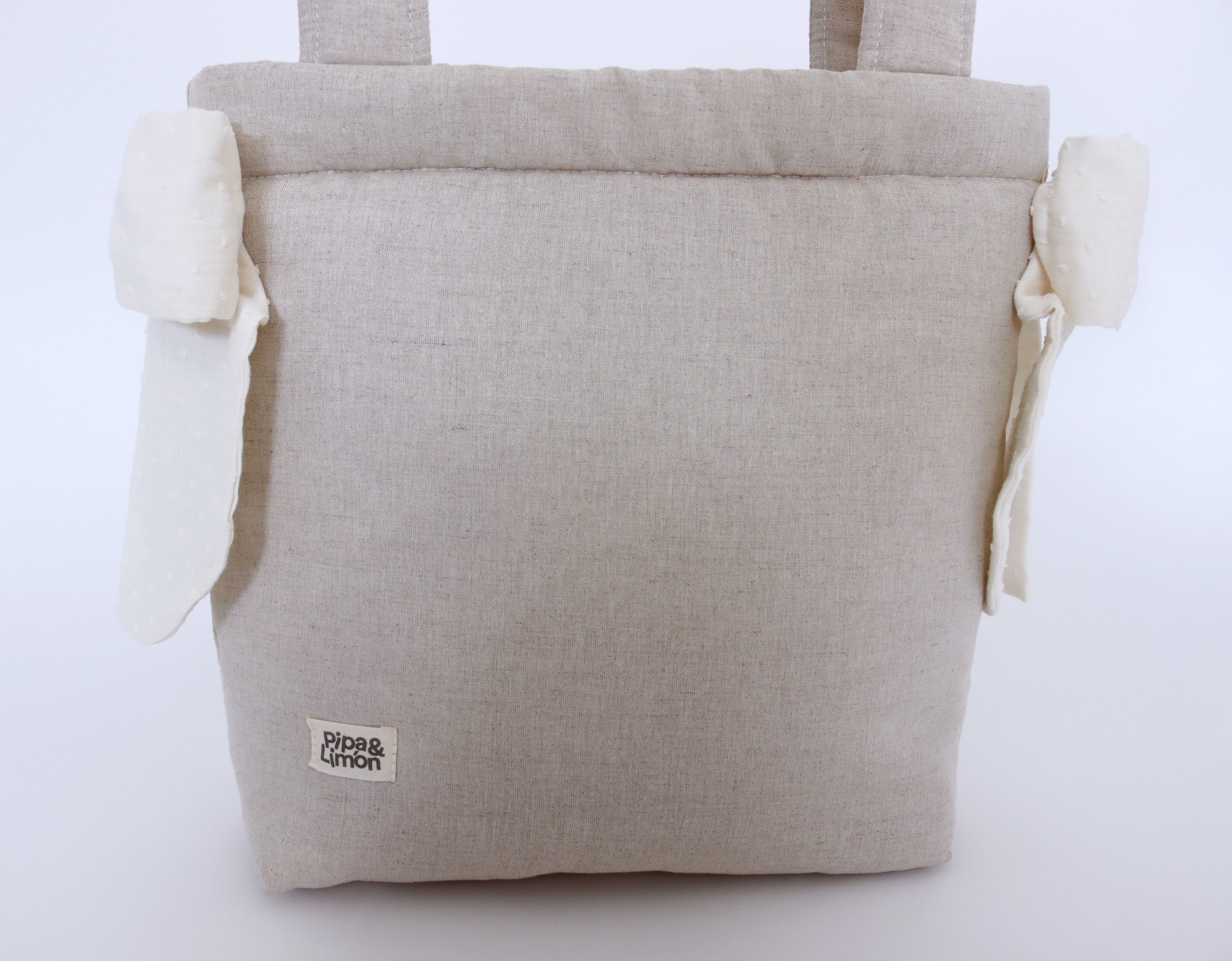 Bolsa panera LINO plumeti beige