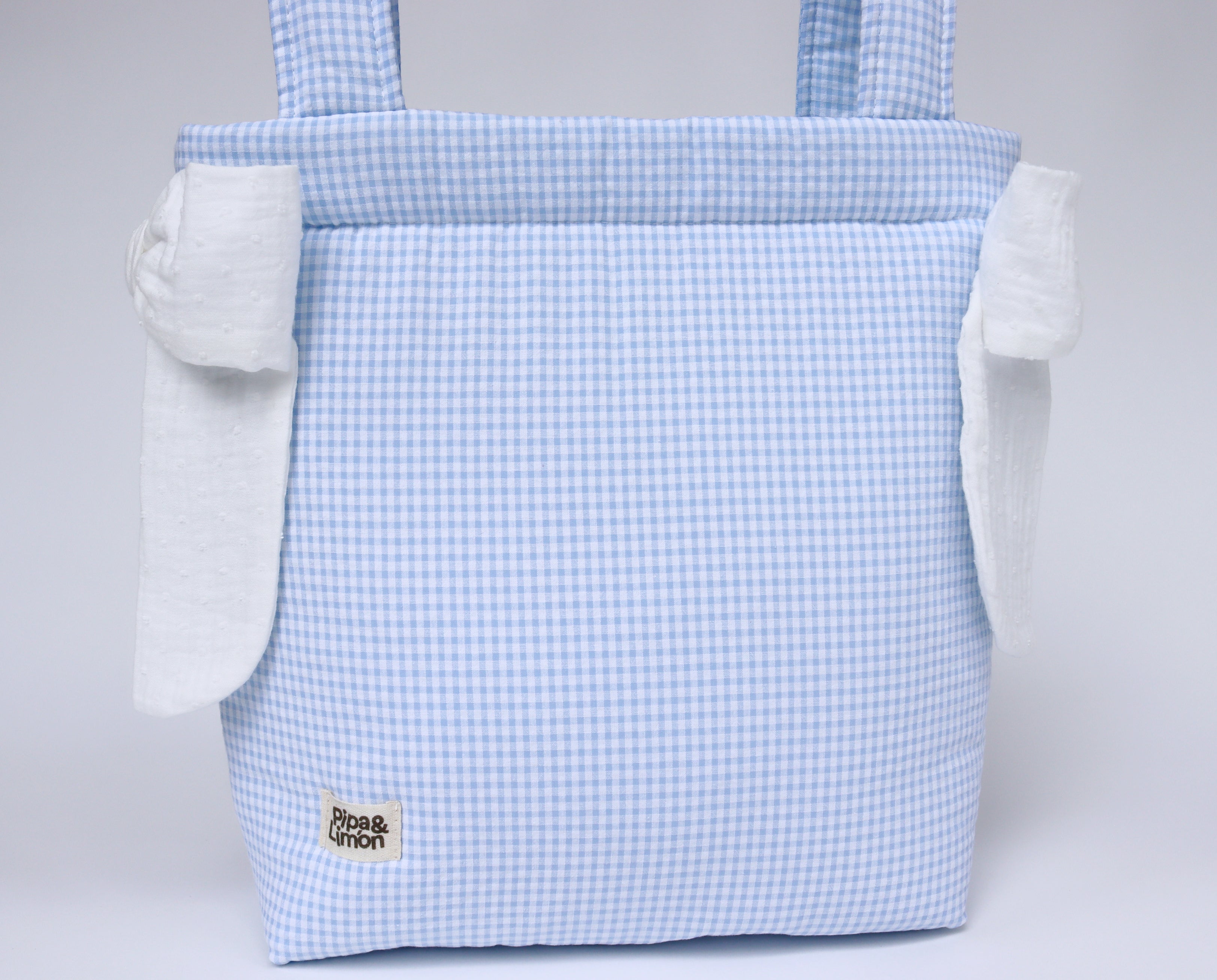 Bolsa panera MINI VICHY AZUL