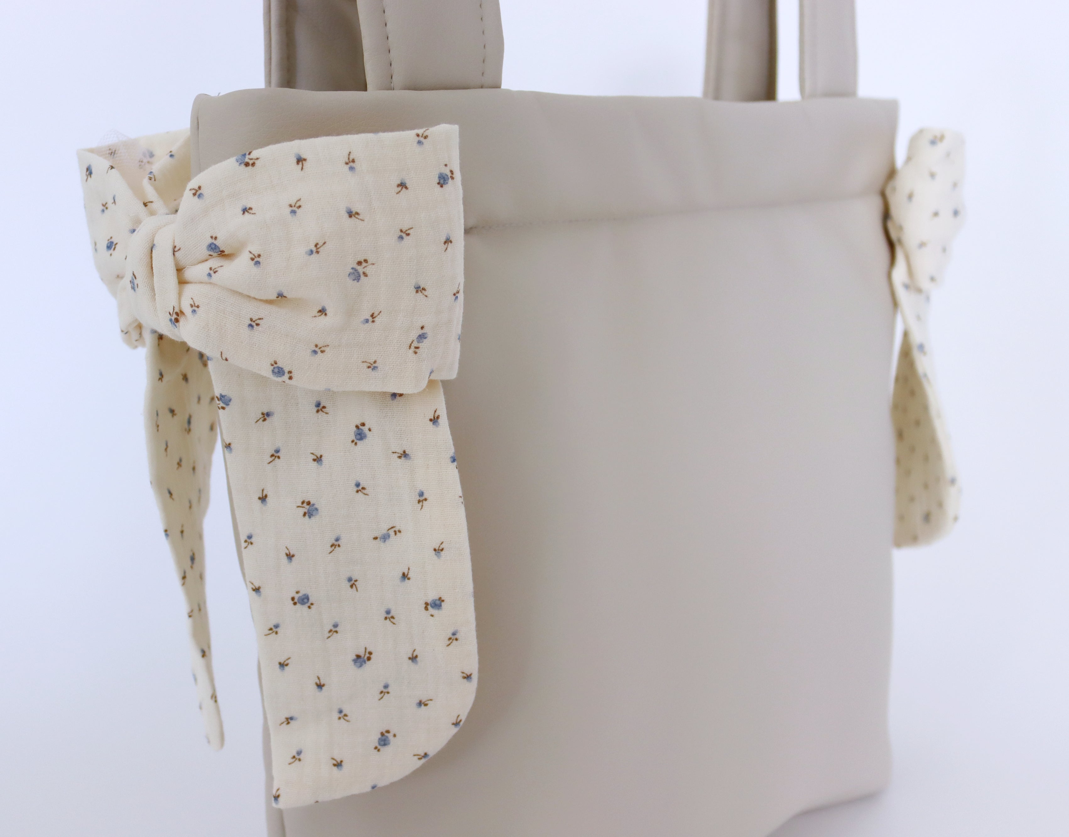 Bolsa panera LEO polipiel beige