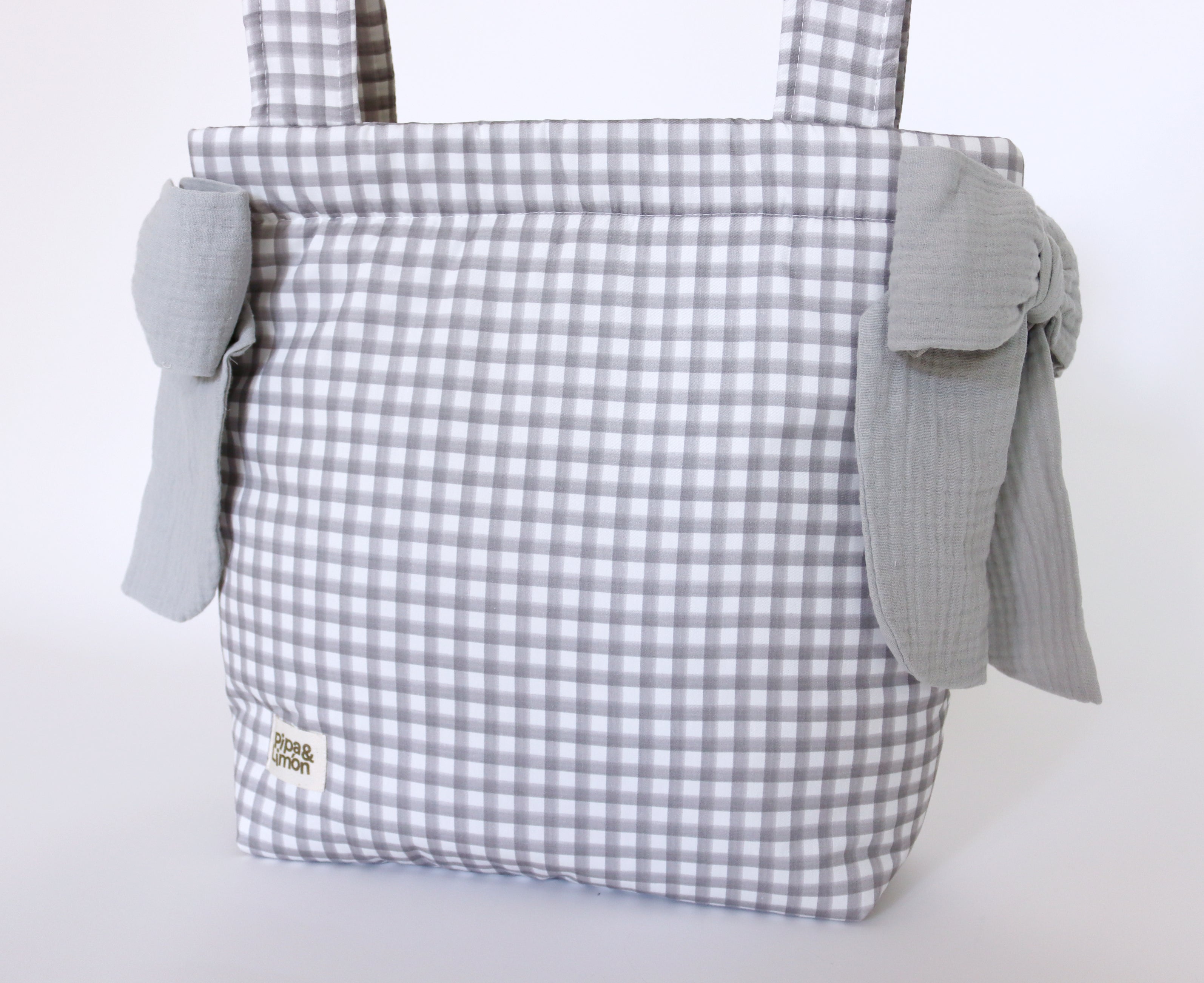 Bolsa panera VICHY GRIS