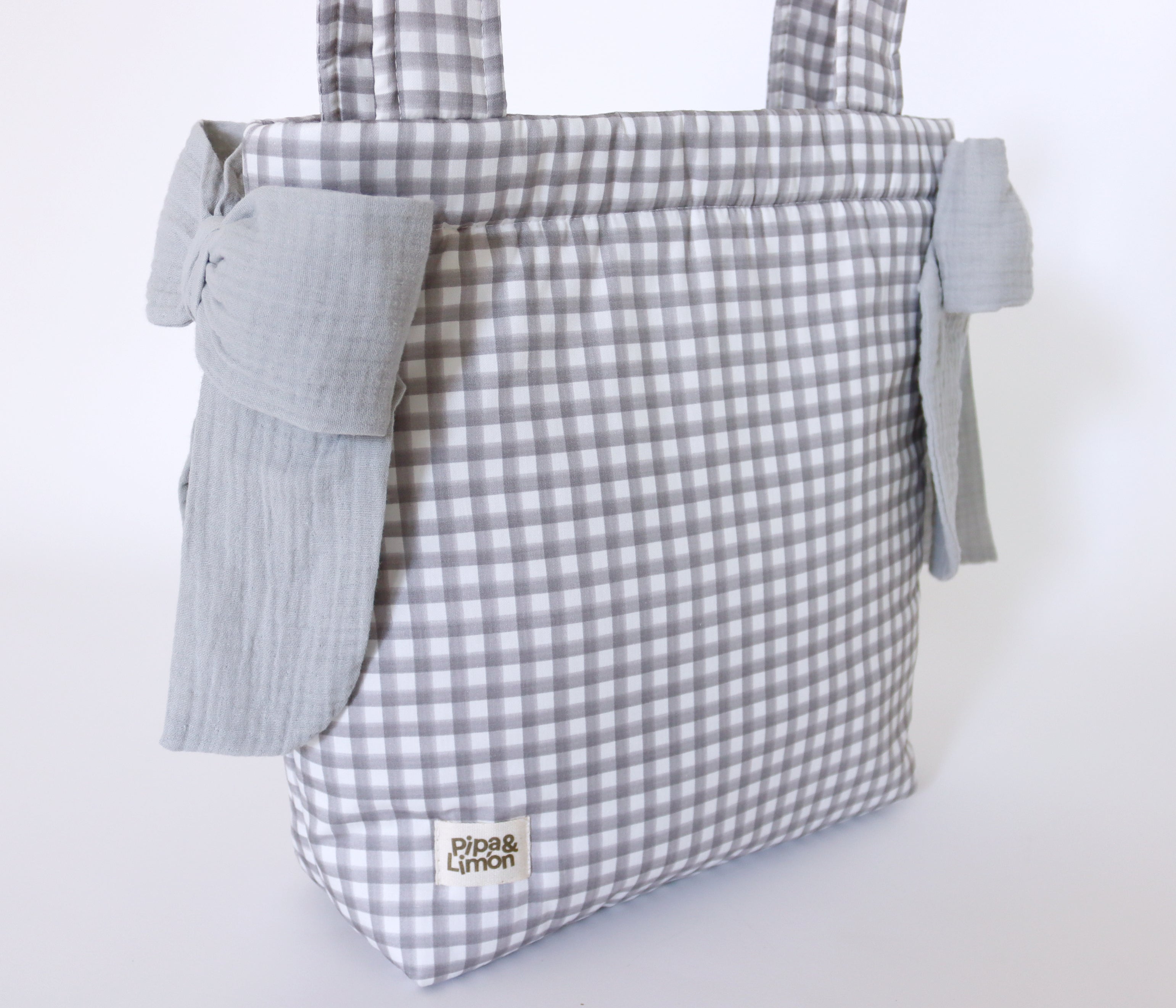 Bolsa panera VICHY GRIS