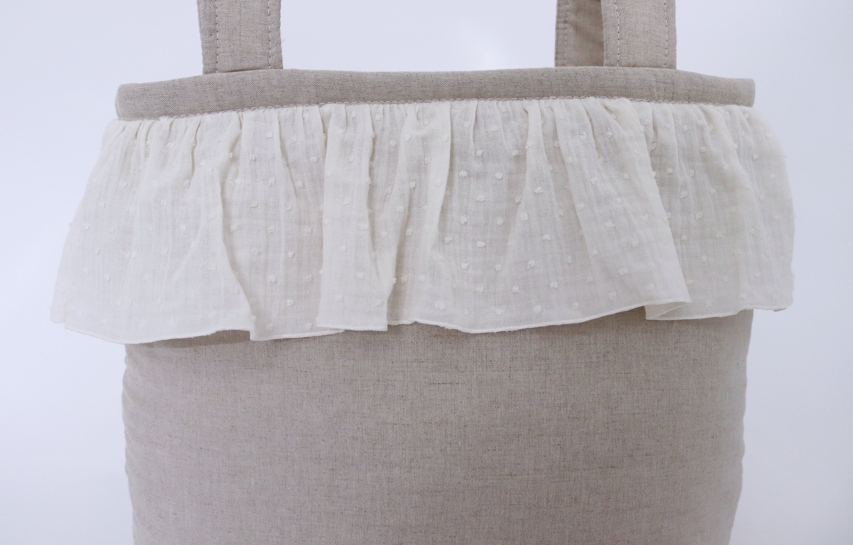 Bolsa bombonera LINO/PLUMETI BEIGE