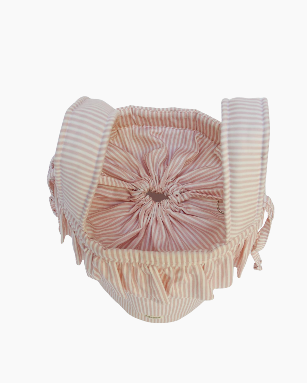 Bucket bag PETAL PINK STRIPES