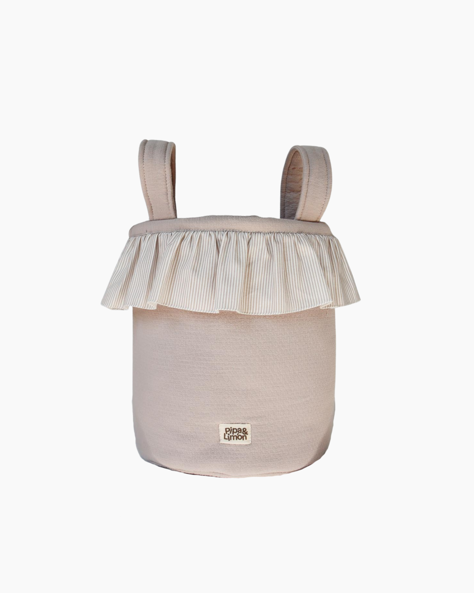 Bucket bag TAUPE STRIPES taupe