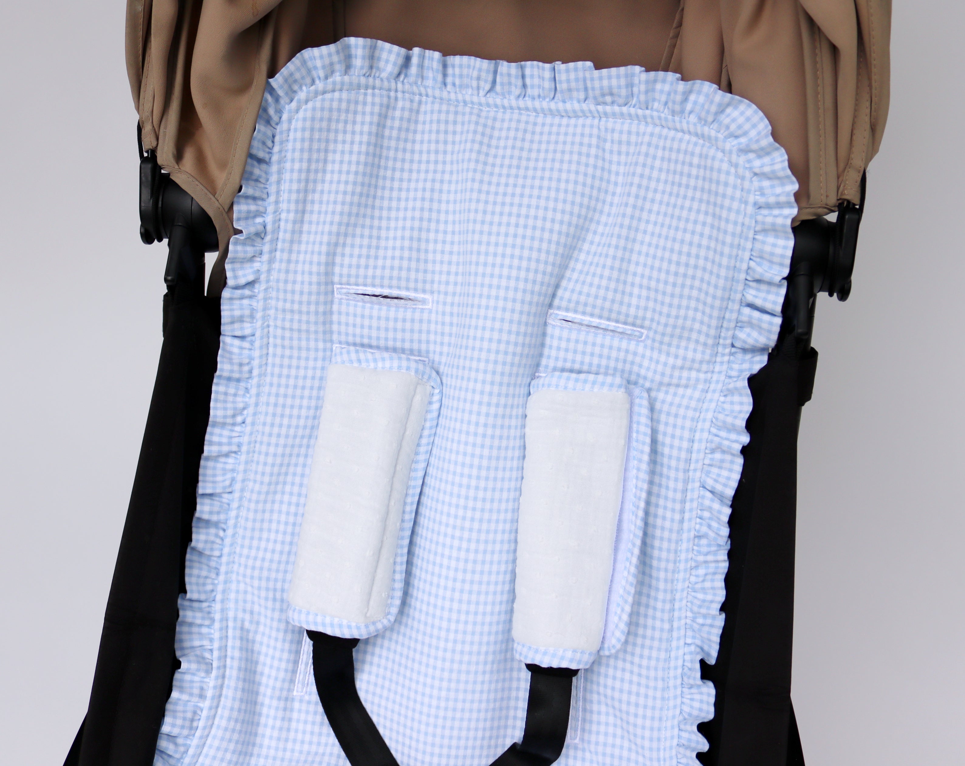 Colchoneta silla ligera MINI VICHY AZUL
