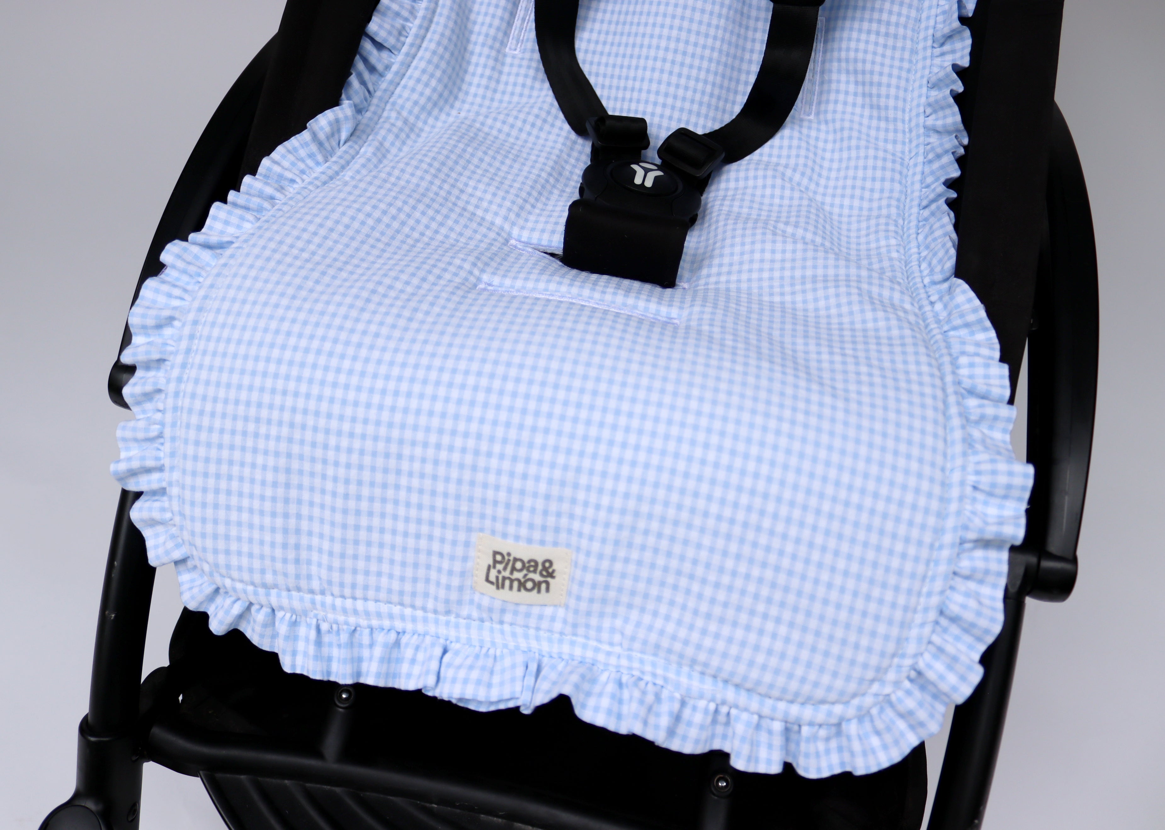 Colchoneta silla ligera MINI VICHY AZUL