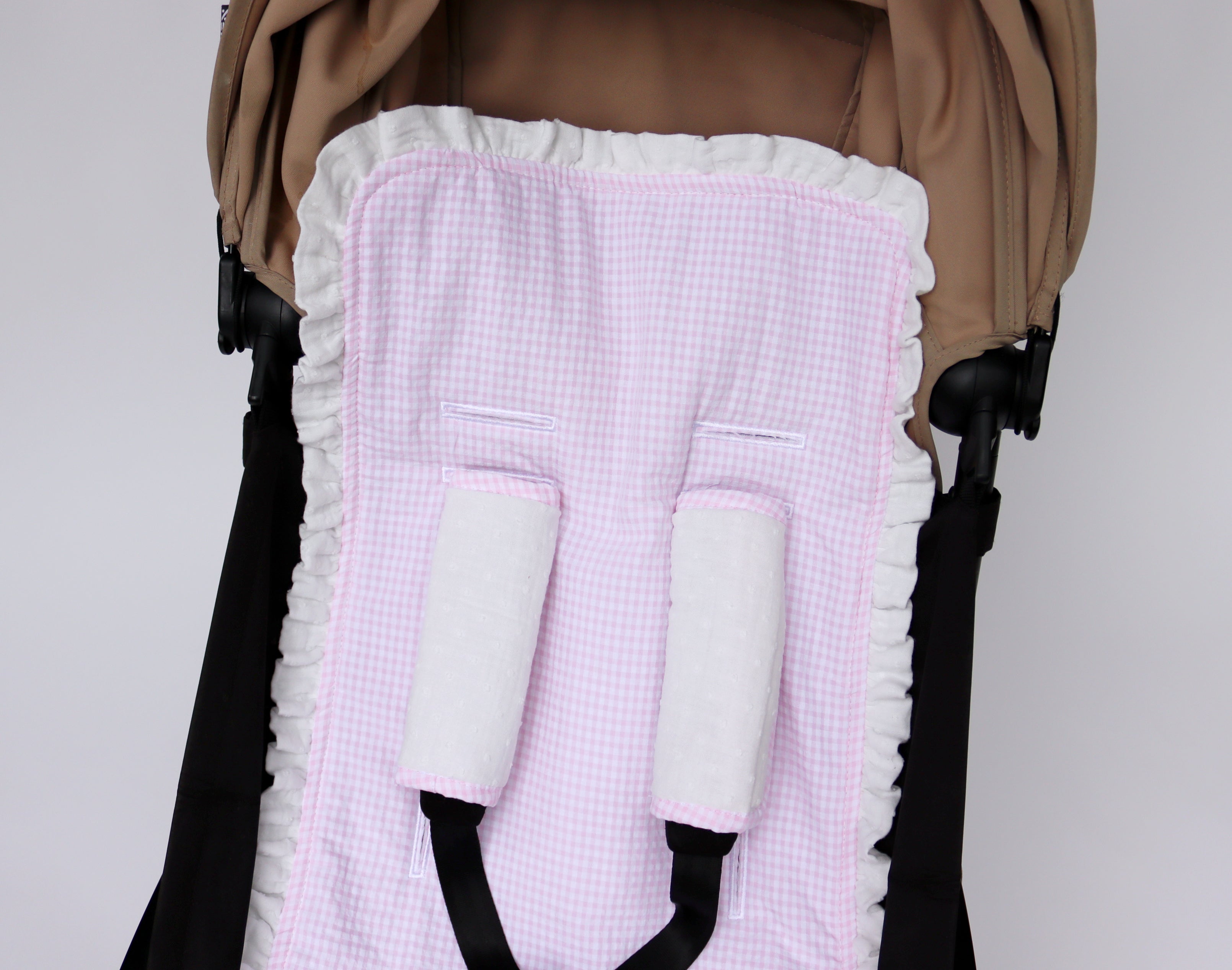 Colchoneta silla ligera MINI VICHY ROSA