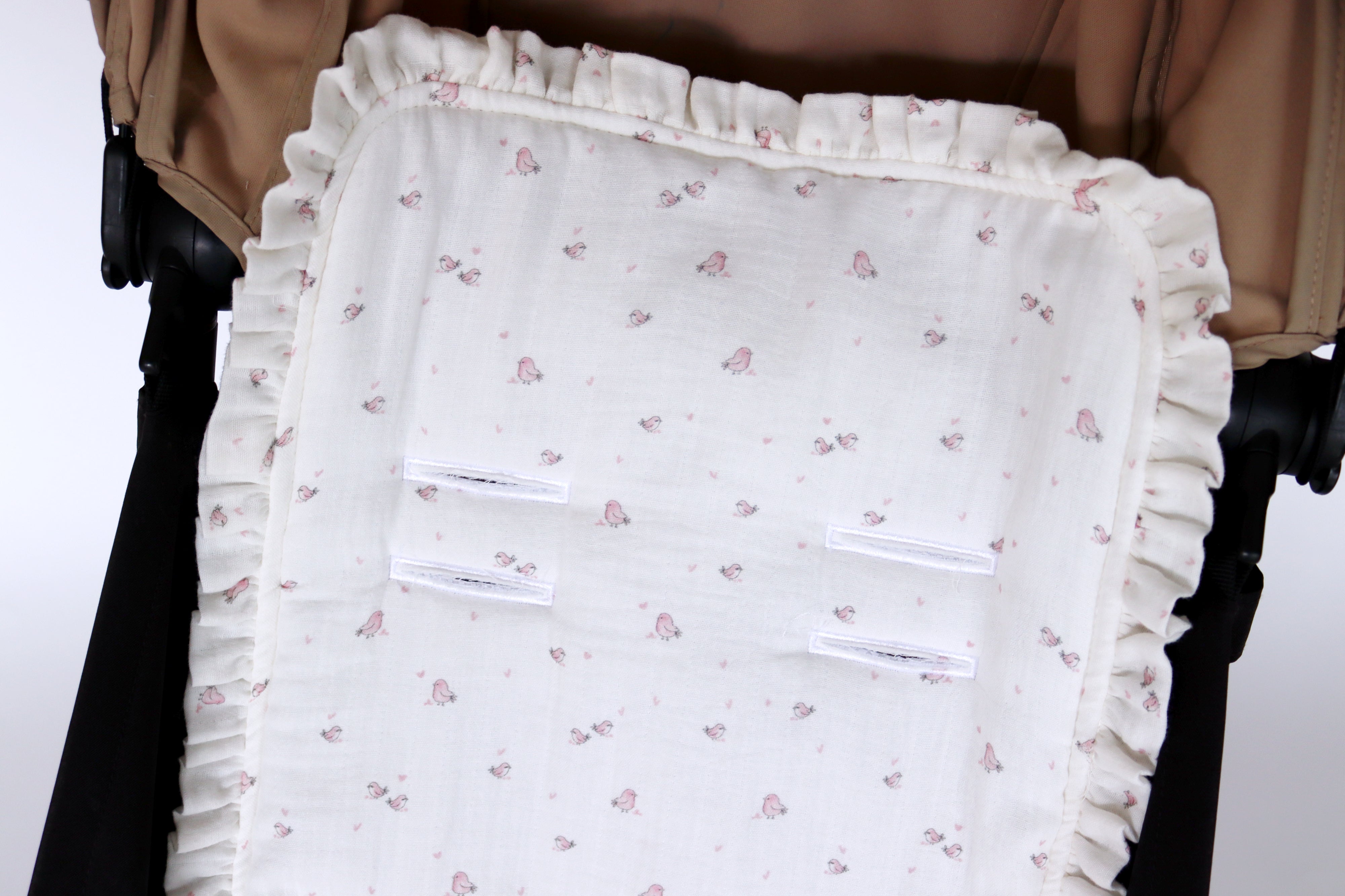 Colchoneta silla ligera BIRDS rosa