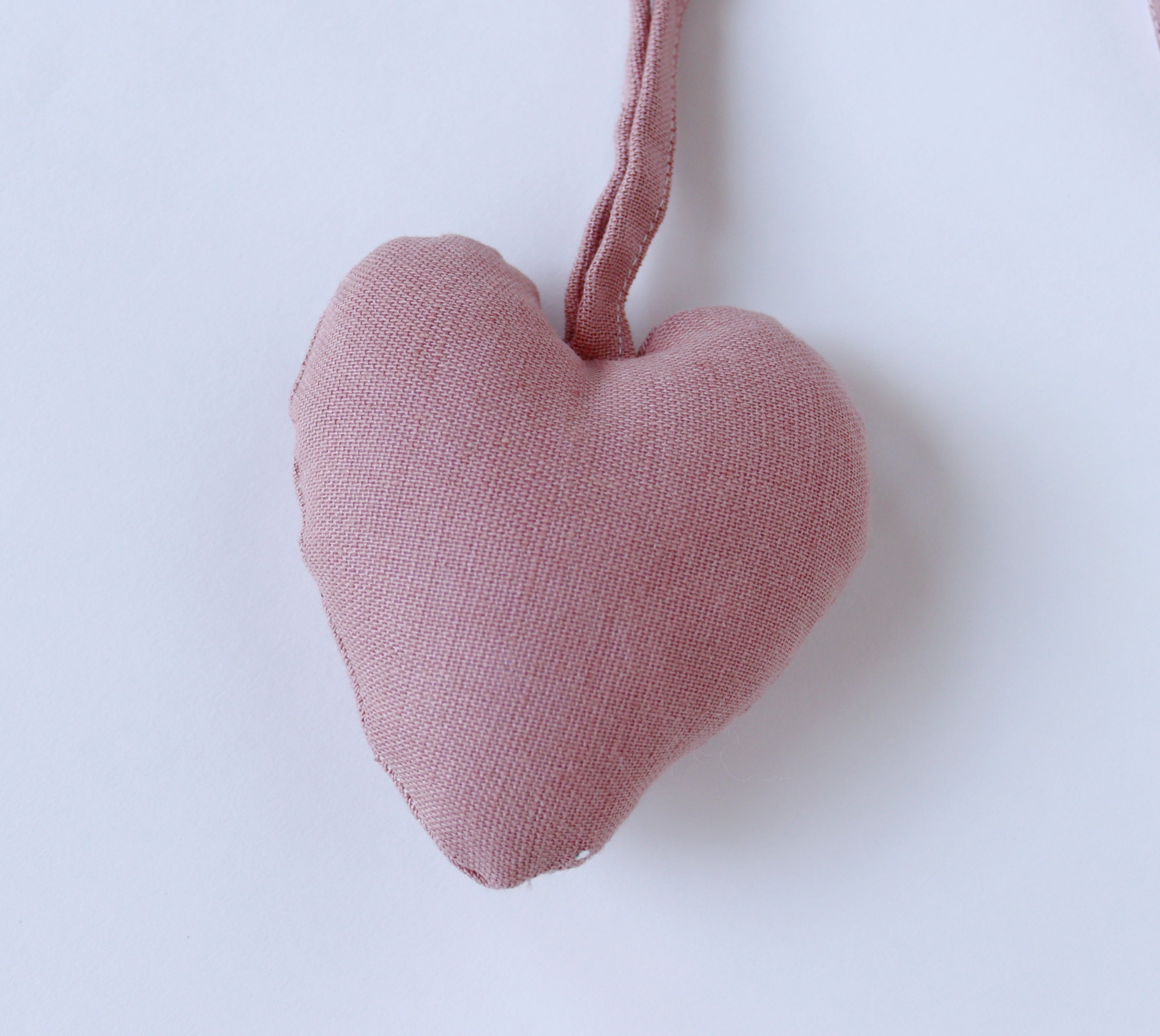 Colgante corazón LINO ROSA NUDE