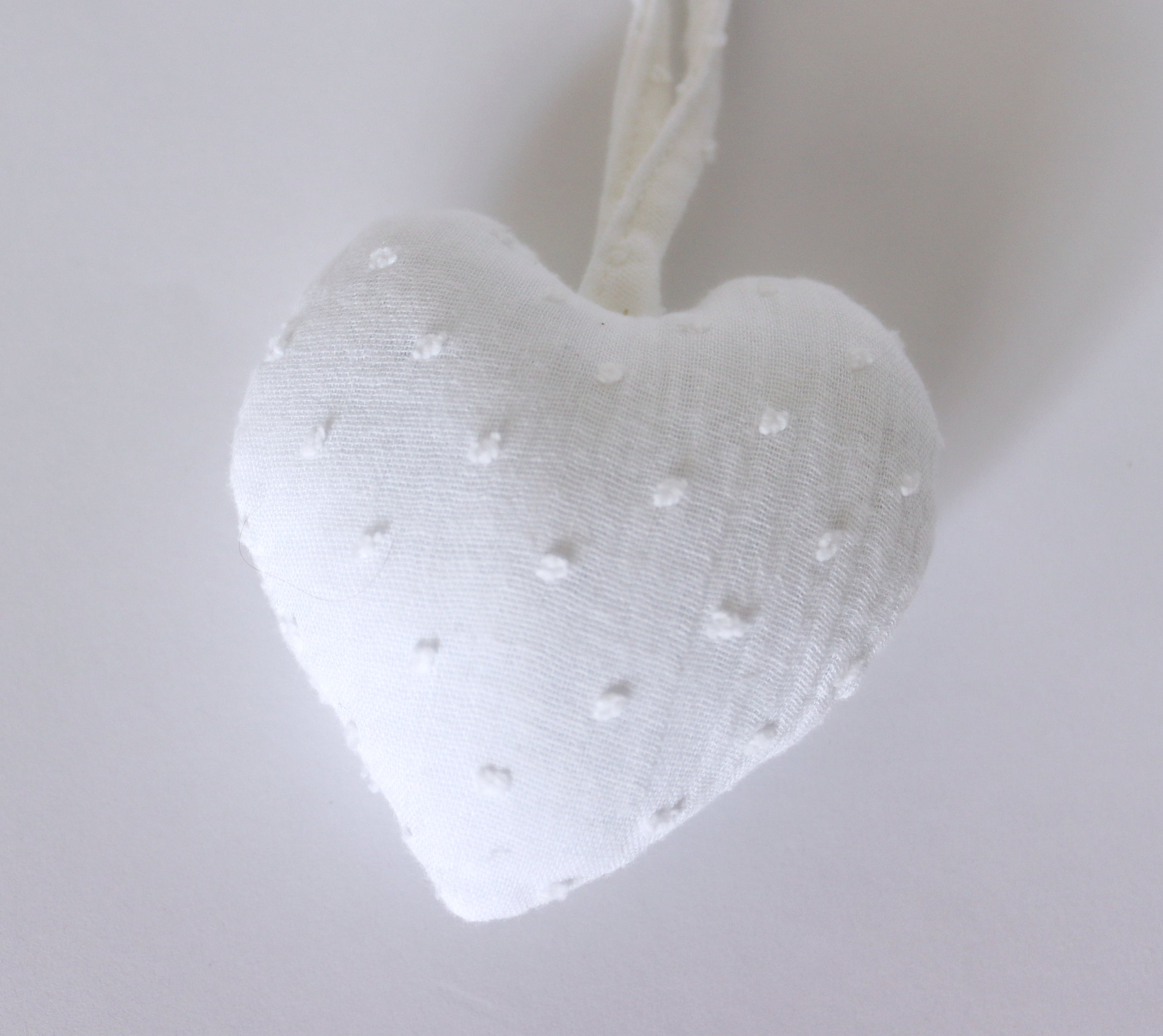 Colgante corazón PLUMETI BLANCO