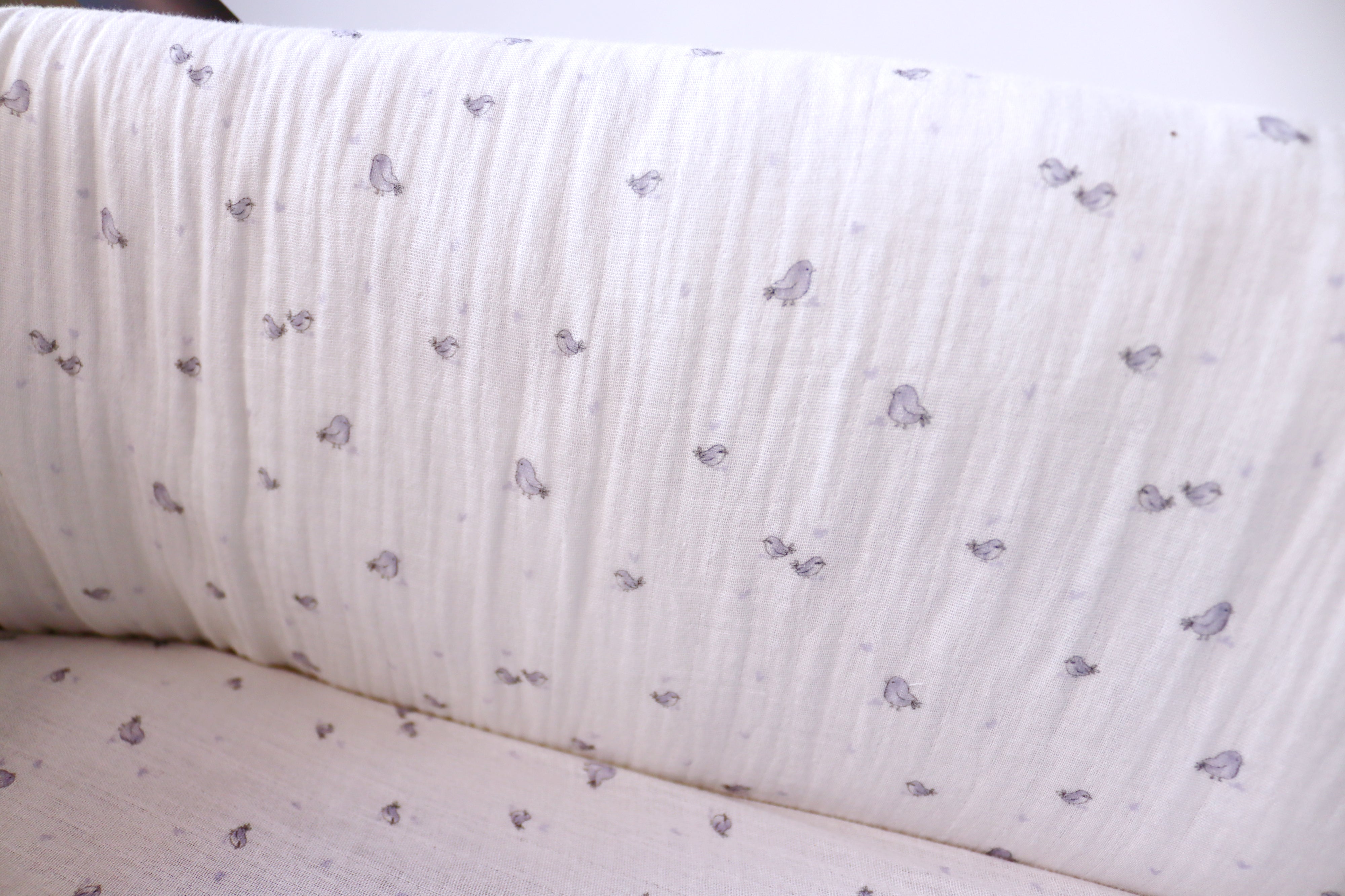 Funda cubrecapazo BIRDS azul