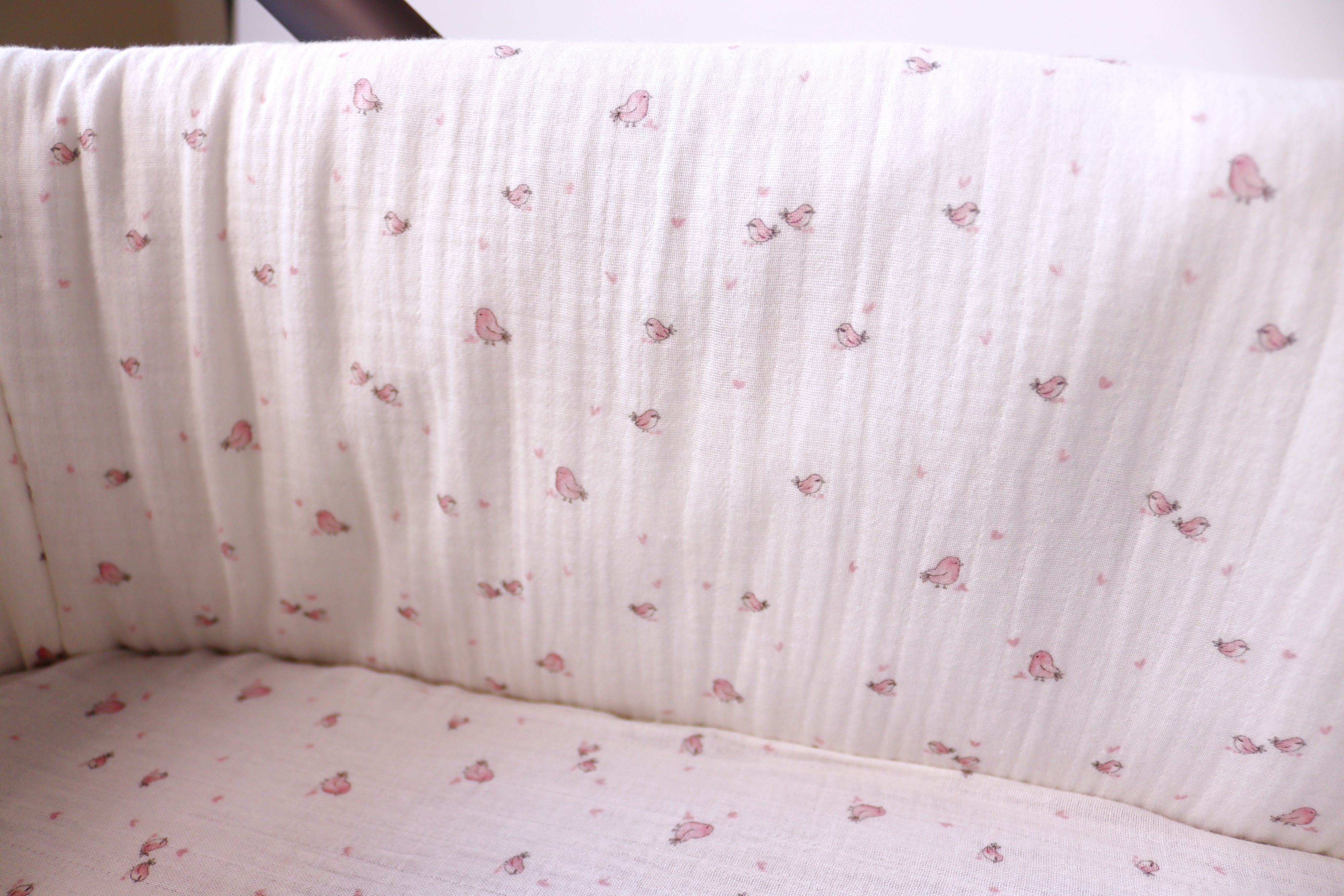 Funda cubrecapazo BIRDS rosa