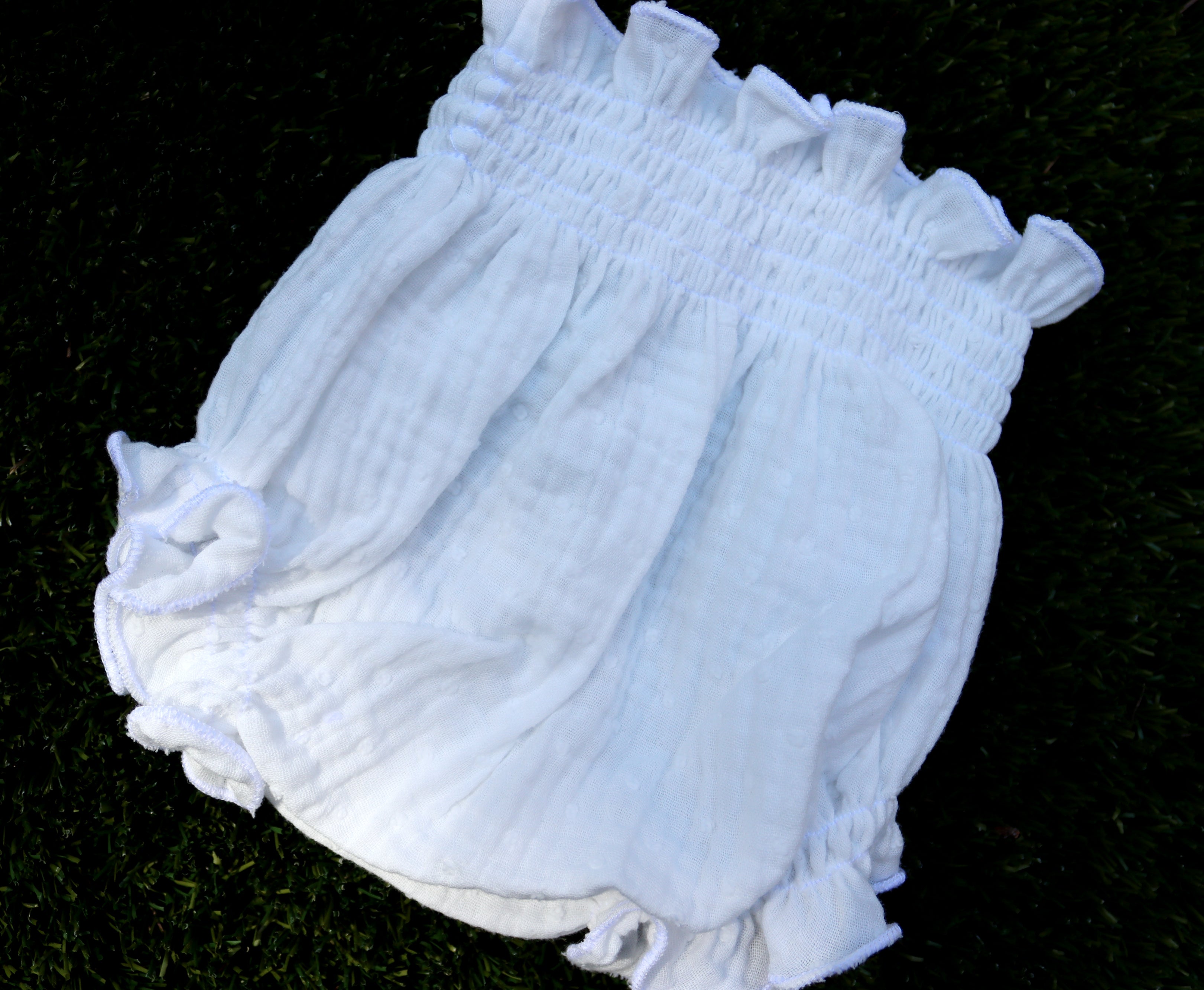 Cubrepañal PLUMETI BLANCO