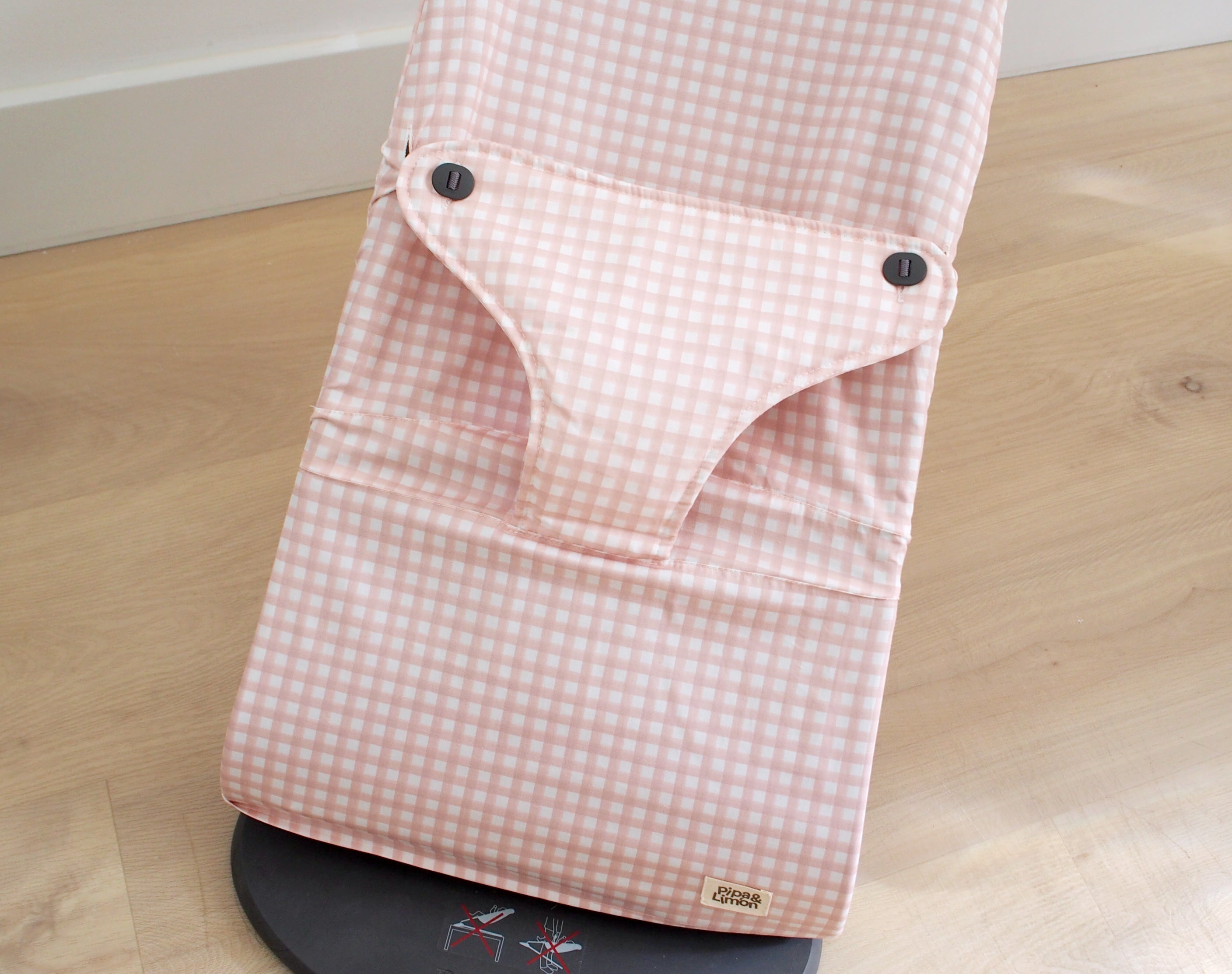 Funda hamaca Babybjörn VICHY ROSA PETAL