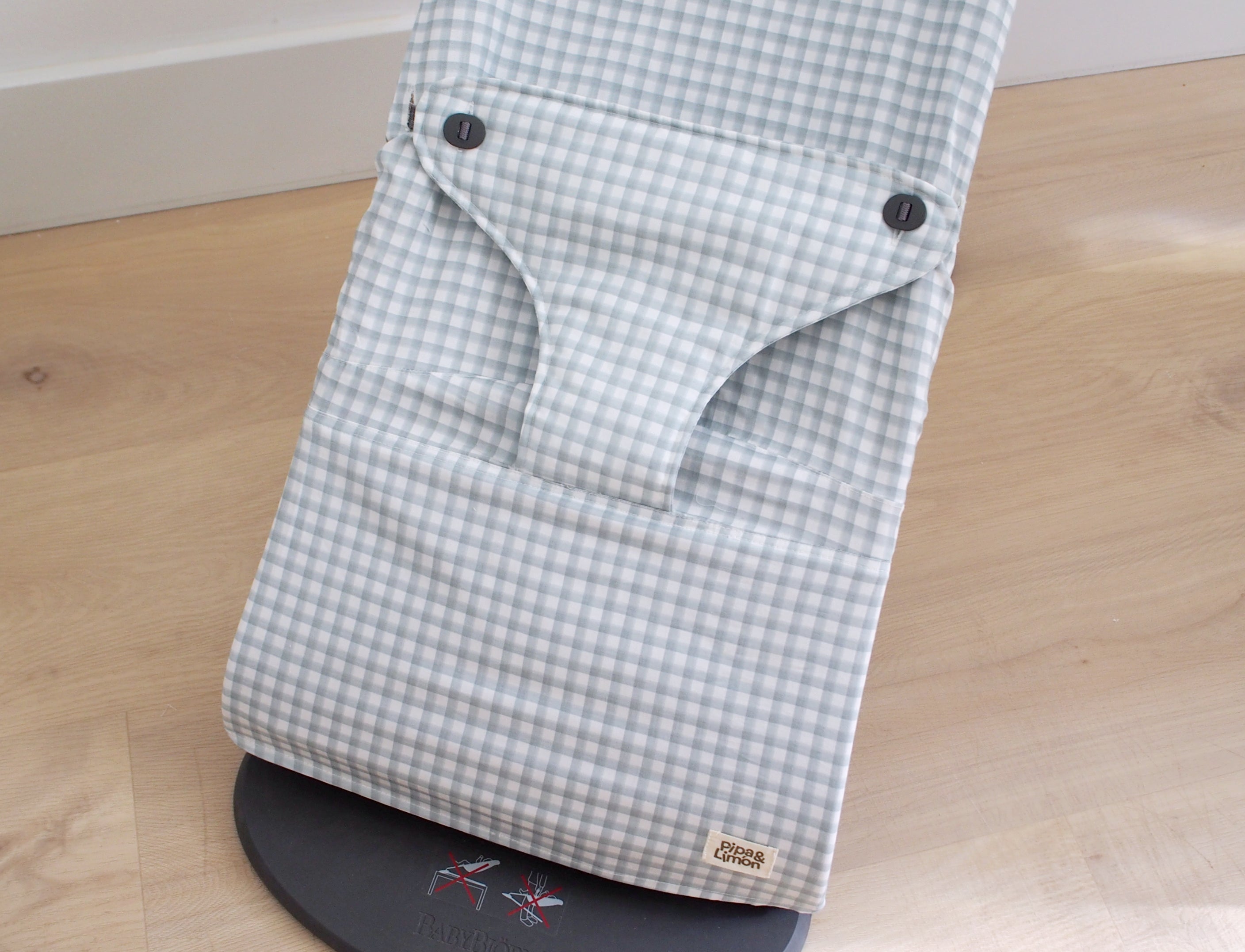 Funda hamaca Babybjörn VICHY WASABI