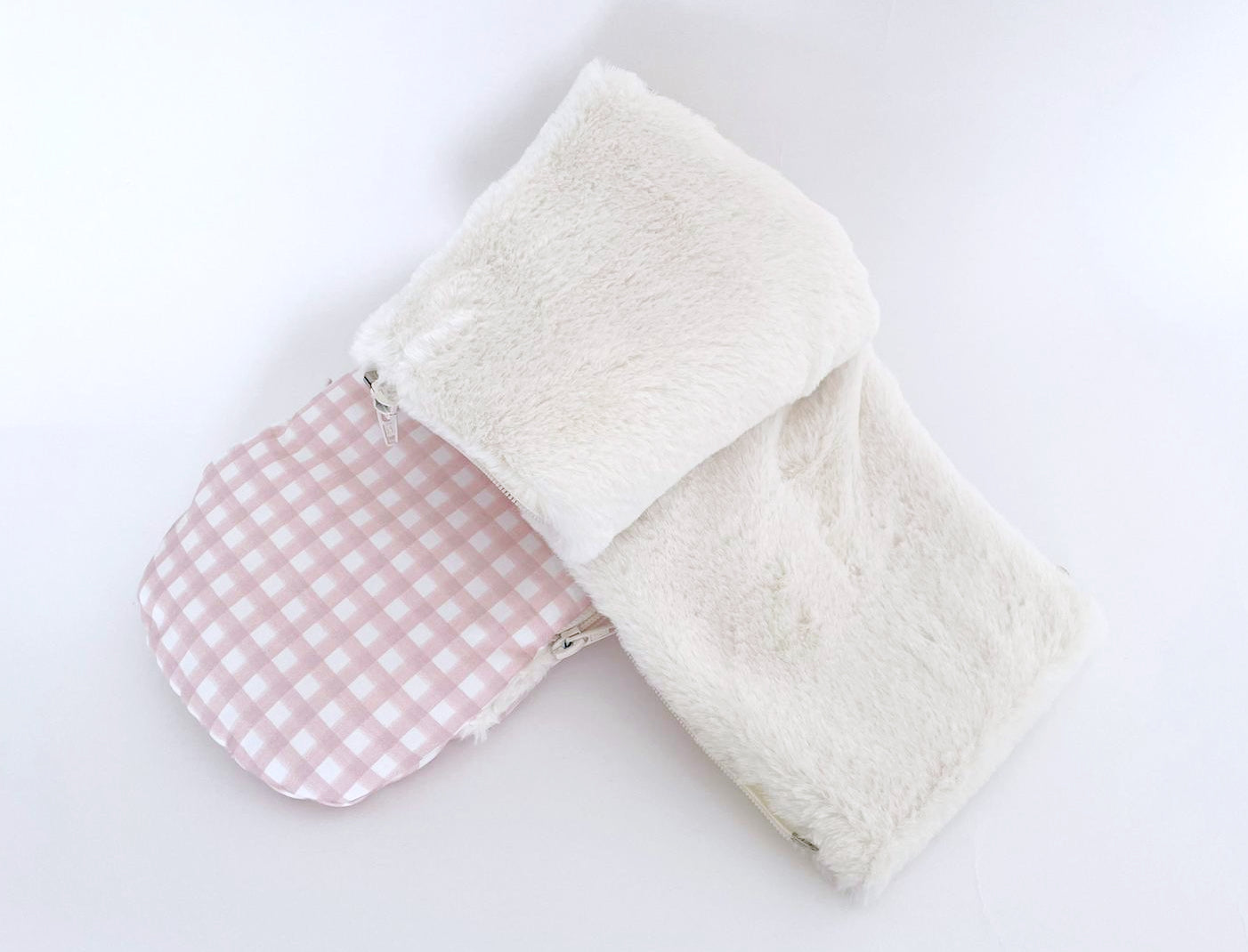 Manoplas carrito VICHY ROSA PETAL