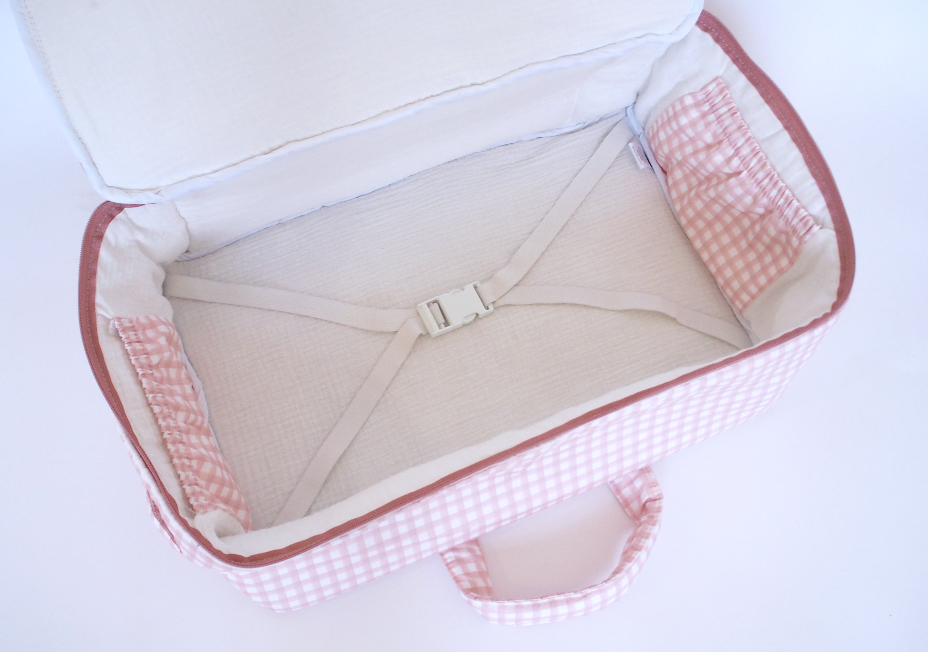 Maleta maternidad VICHY ROSA PETAL