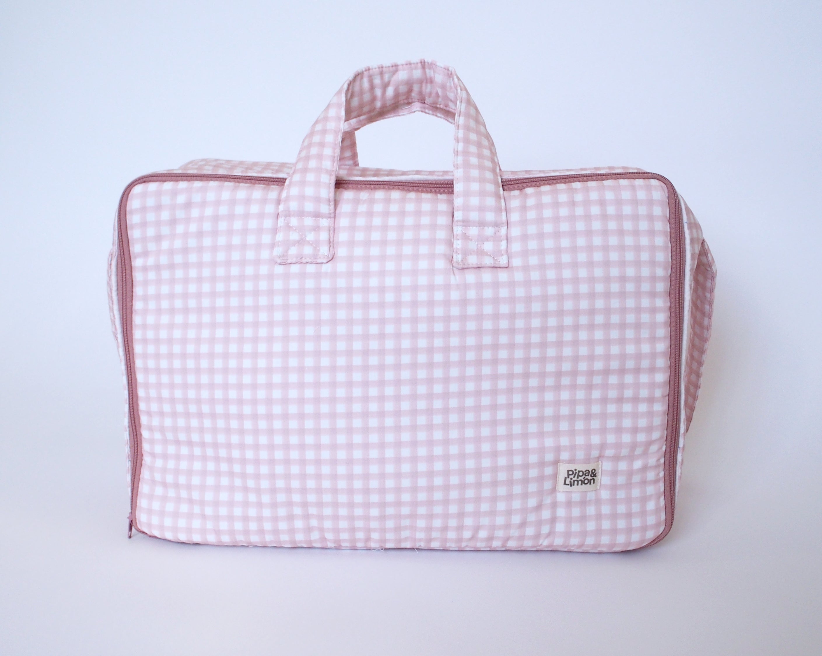 Maleta maternidad VICHY ROSA PETAL