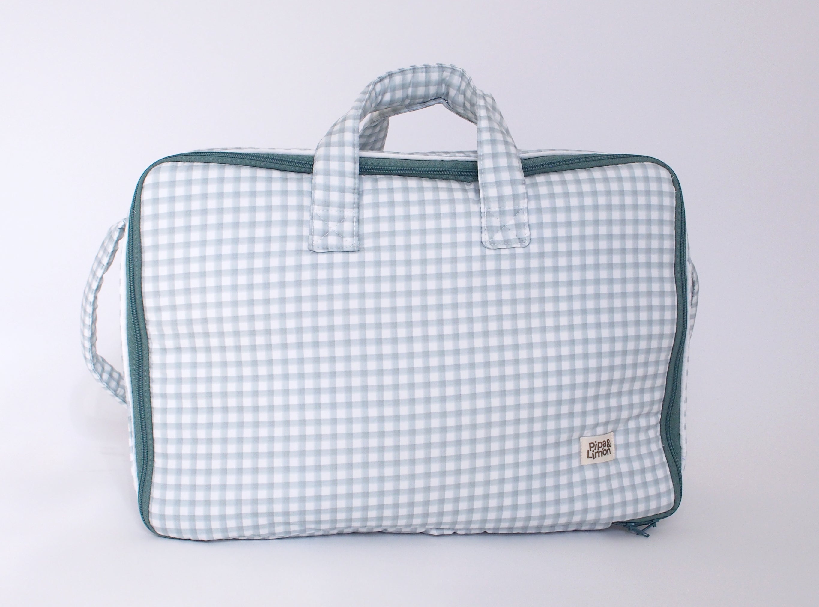 Maleta maternidad VICHY WASABI