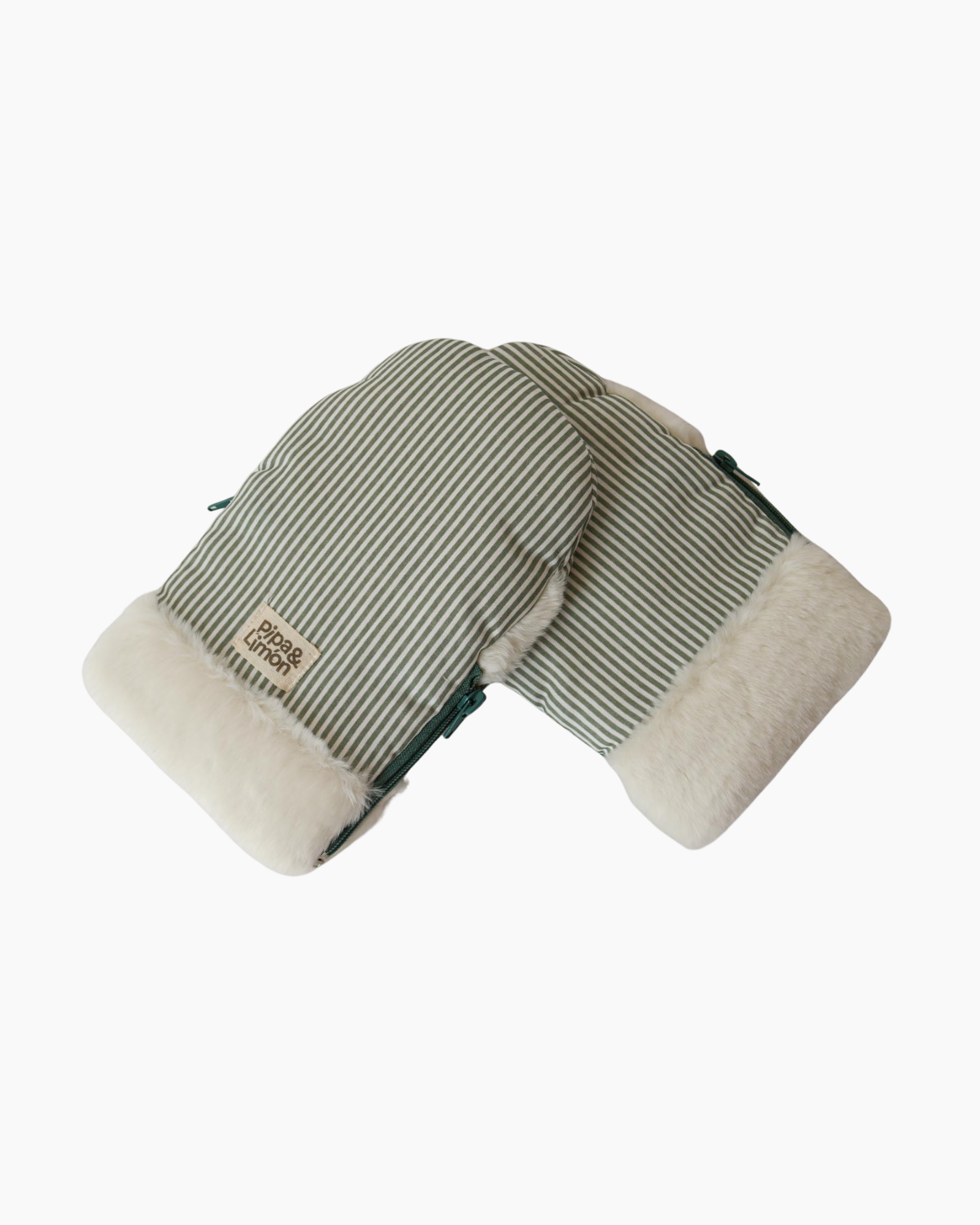 Manoplas carrito DARK GREEN STRIPES