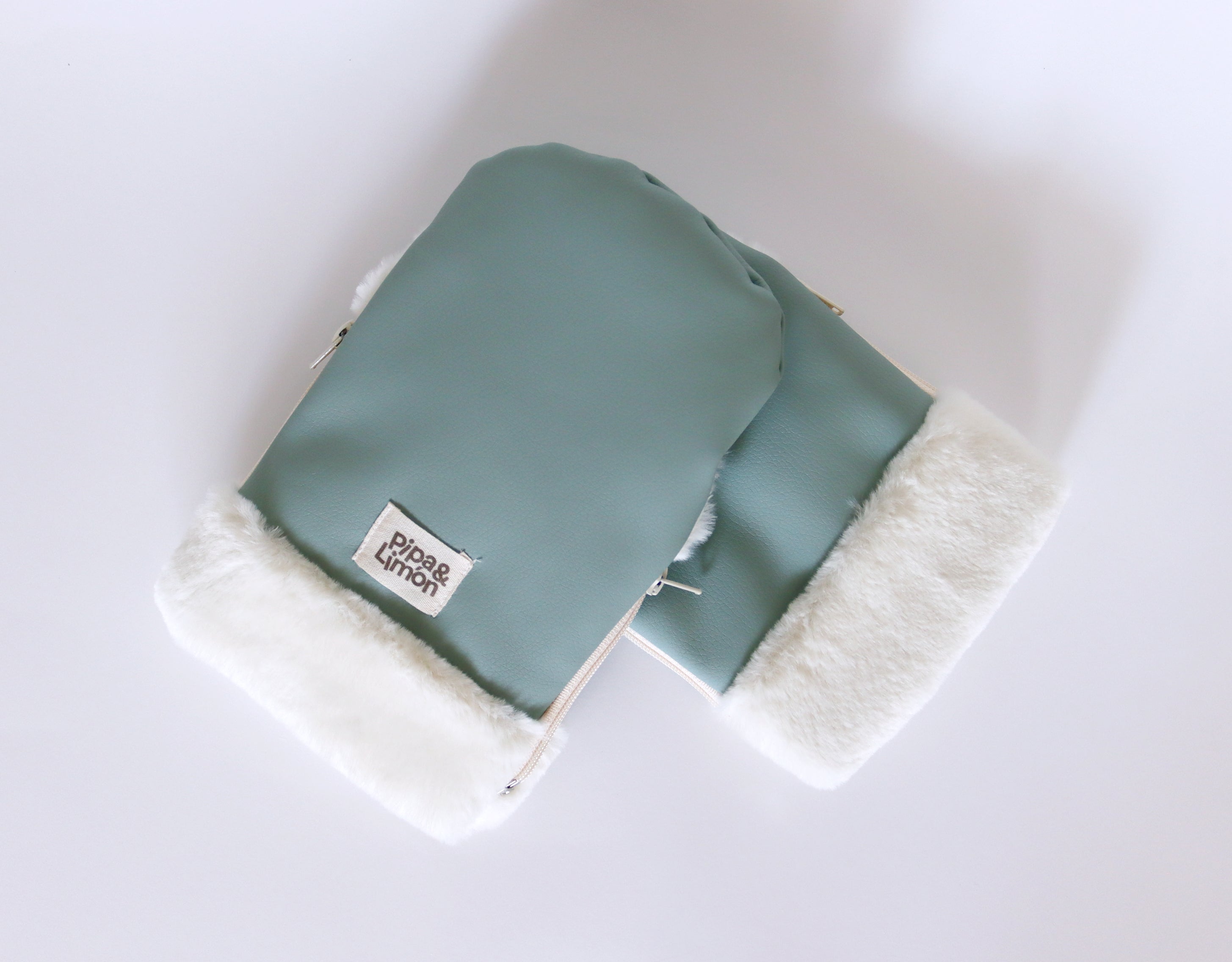 Manoplas carrito POLIPIEL VERDE