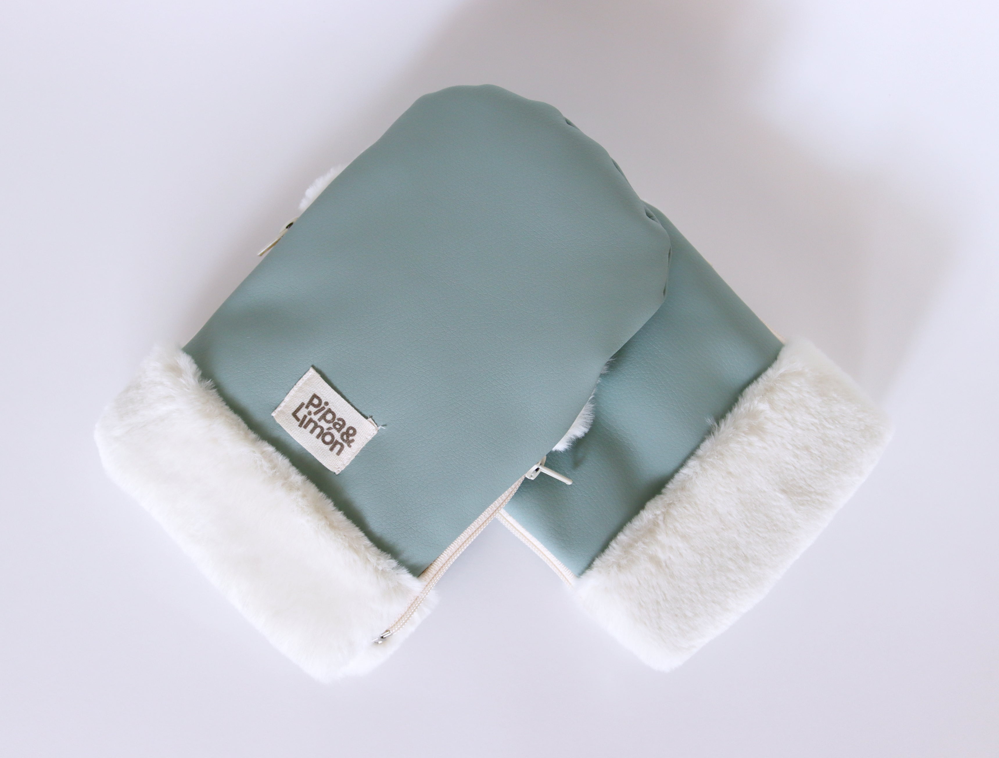 Manoplas carrito POLIPIEL VERDE