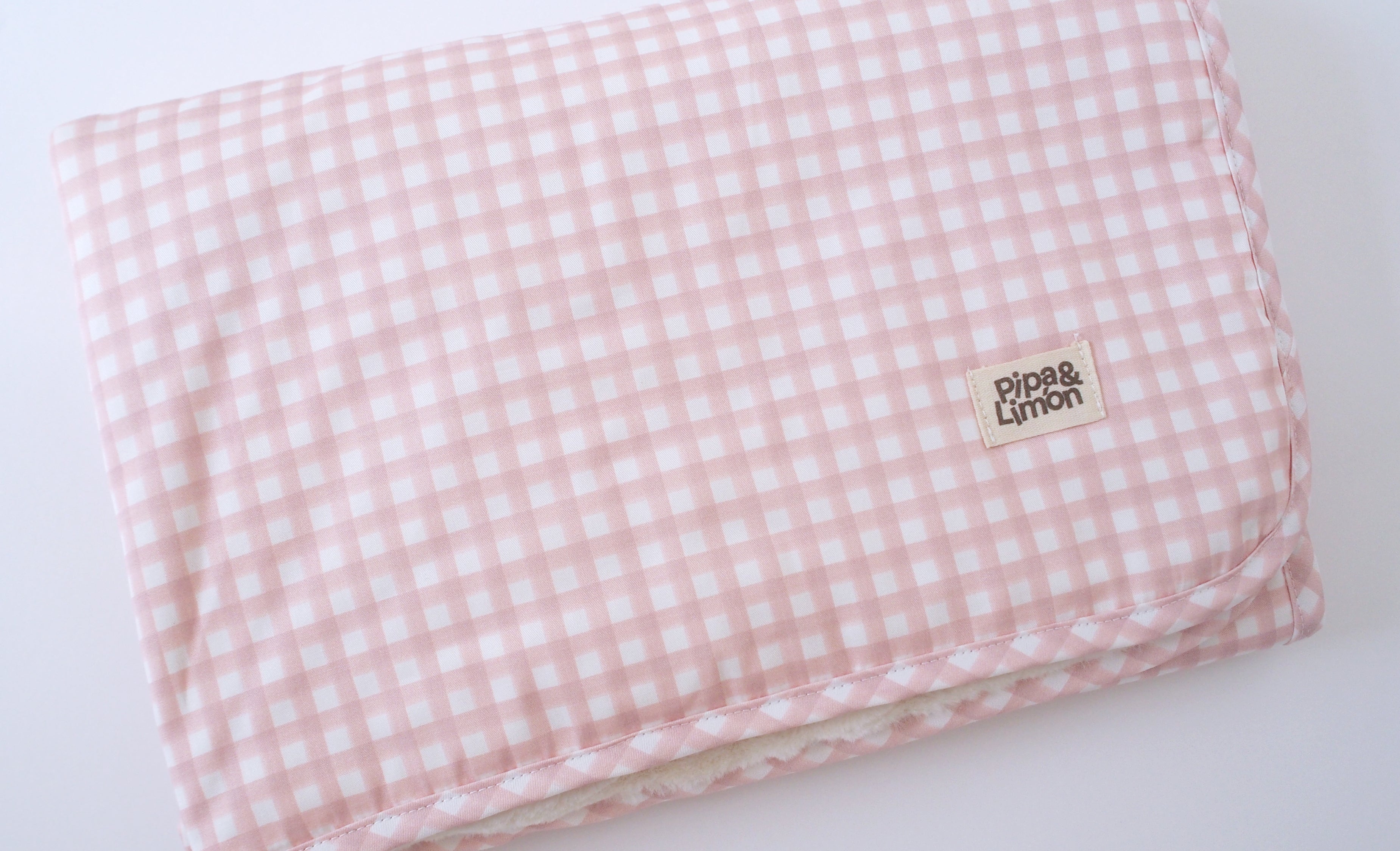 Manta pelito VICHY ROSA PETAL