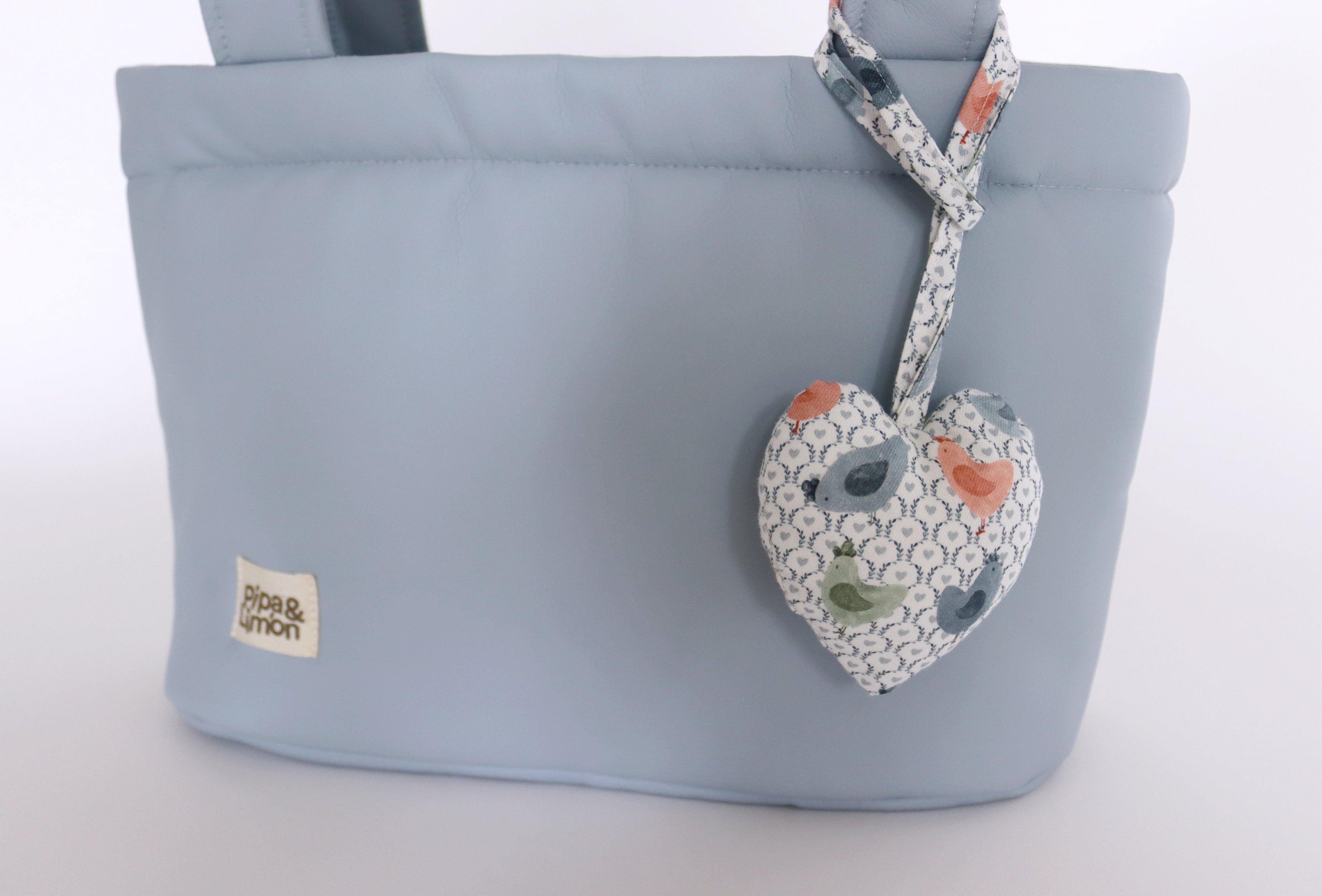 Mini bag POLIPIEL AZUL EMPOLVADO