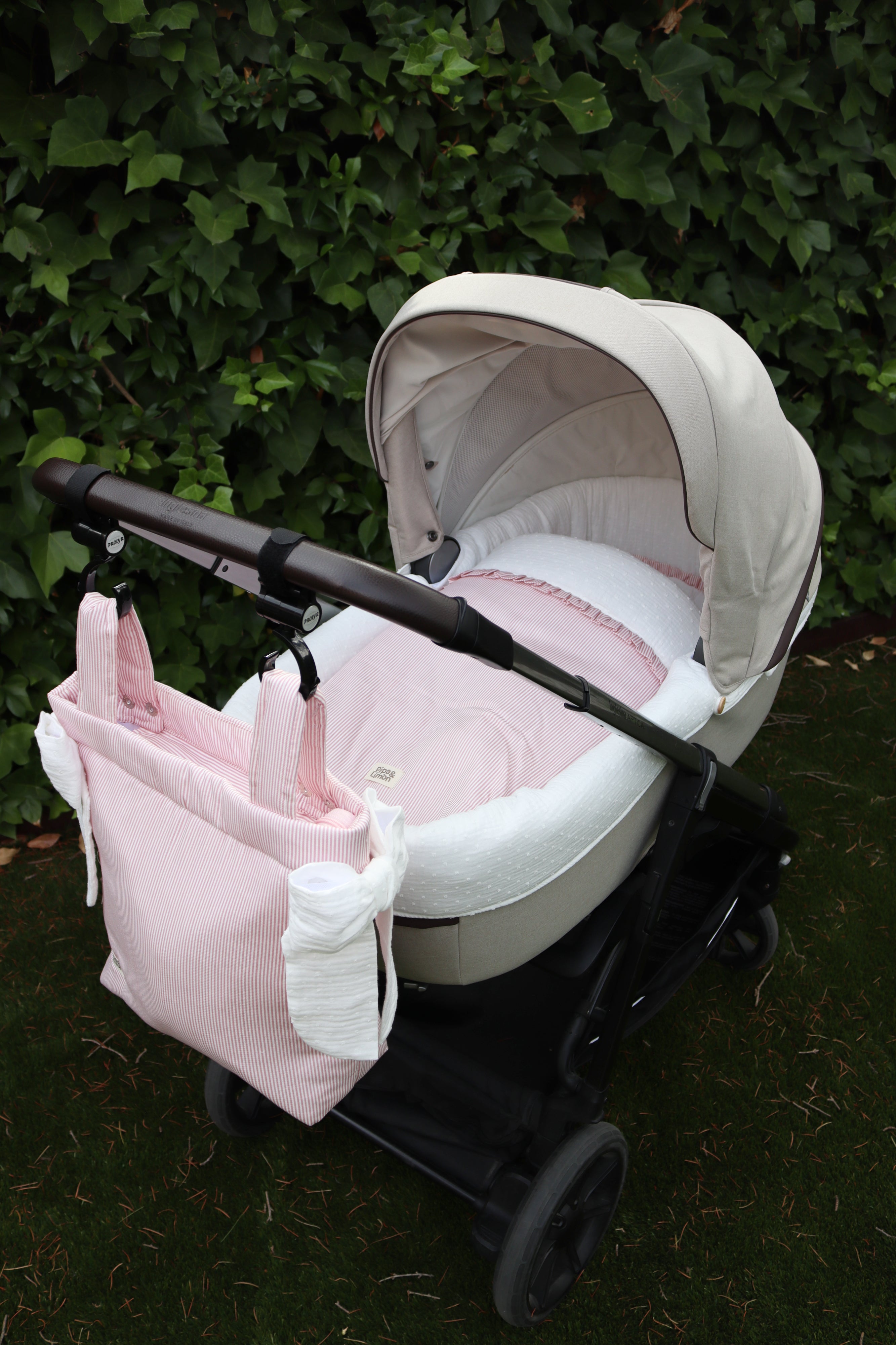 Saco invierno PINK STRIPES