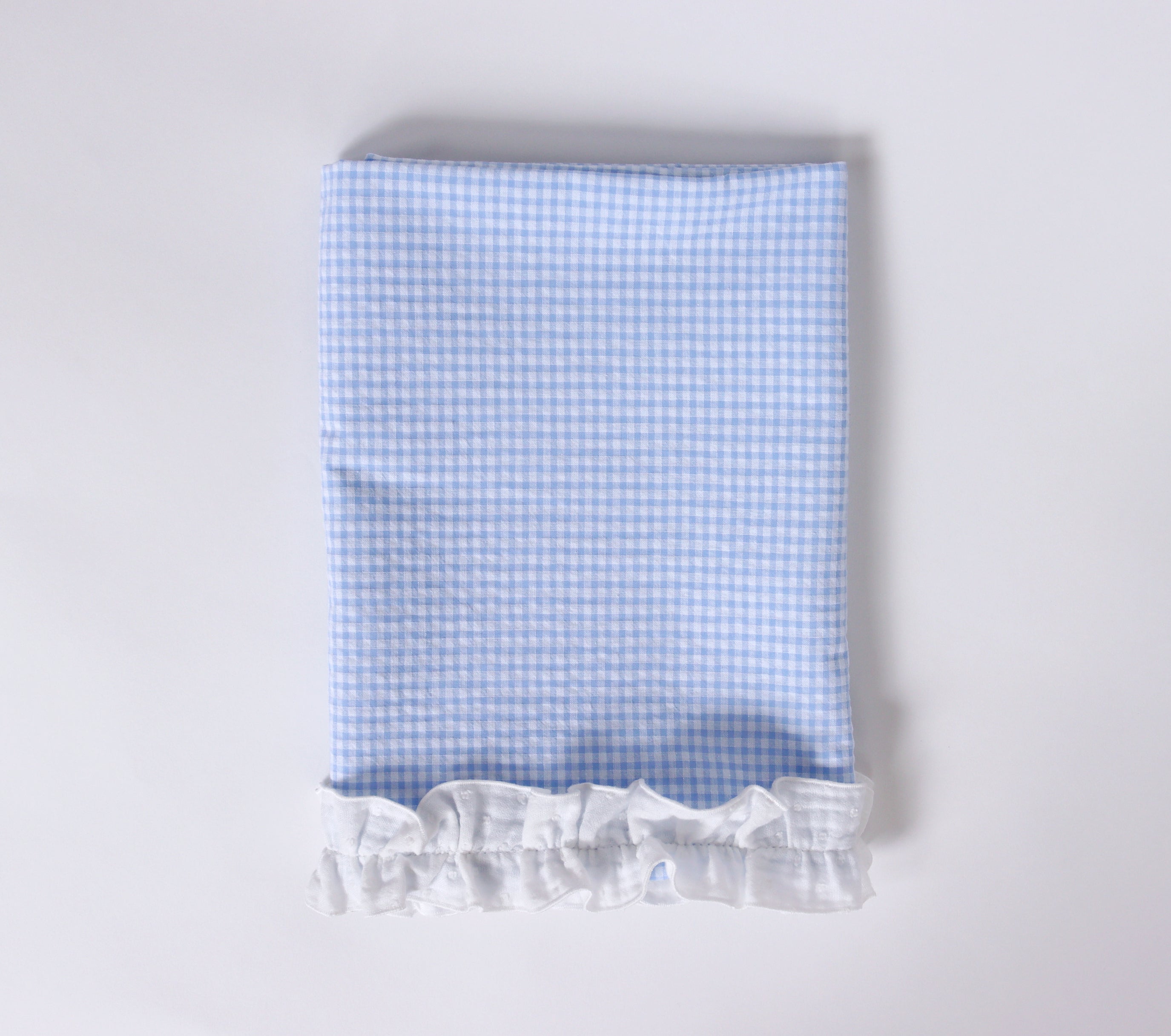 Sábana capazo MINI VICHY AZUL