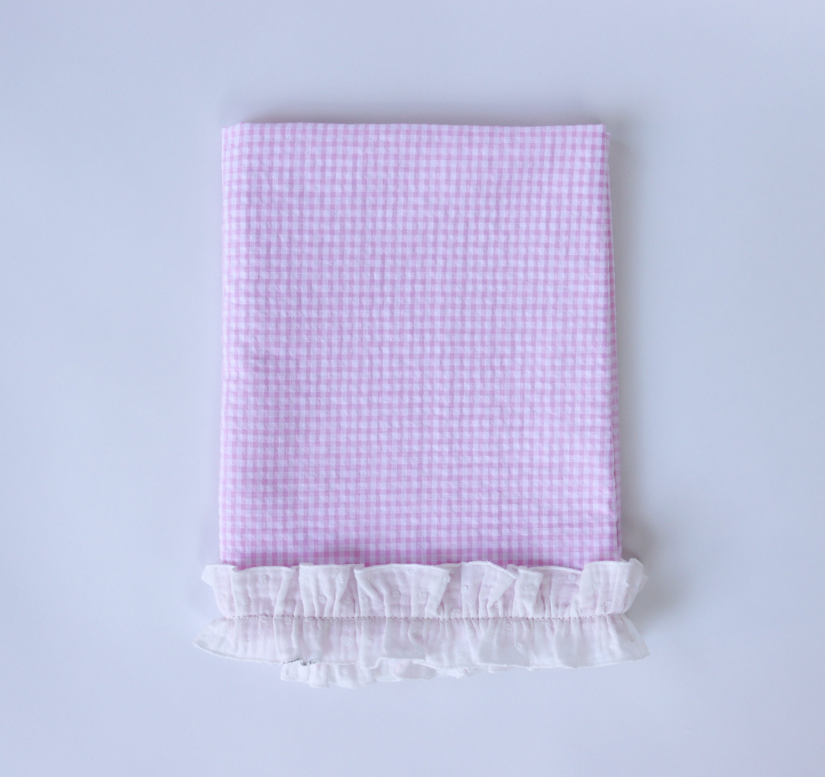 Sábana capazo MINI VICHY ROSA