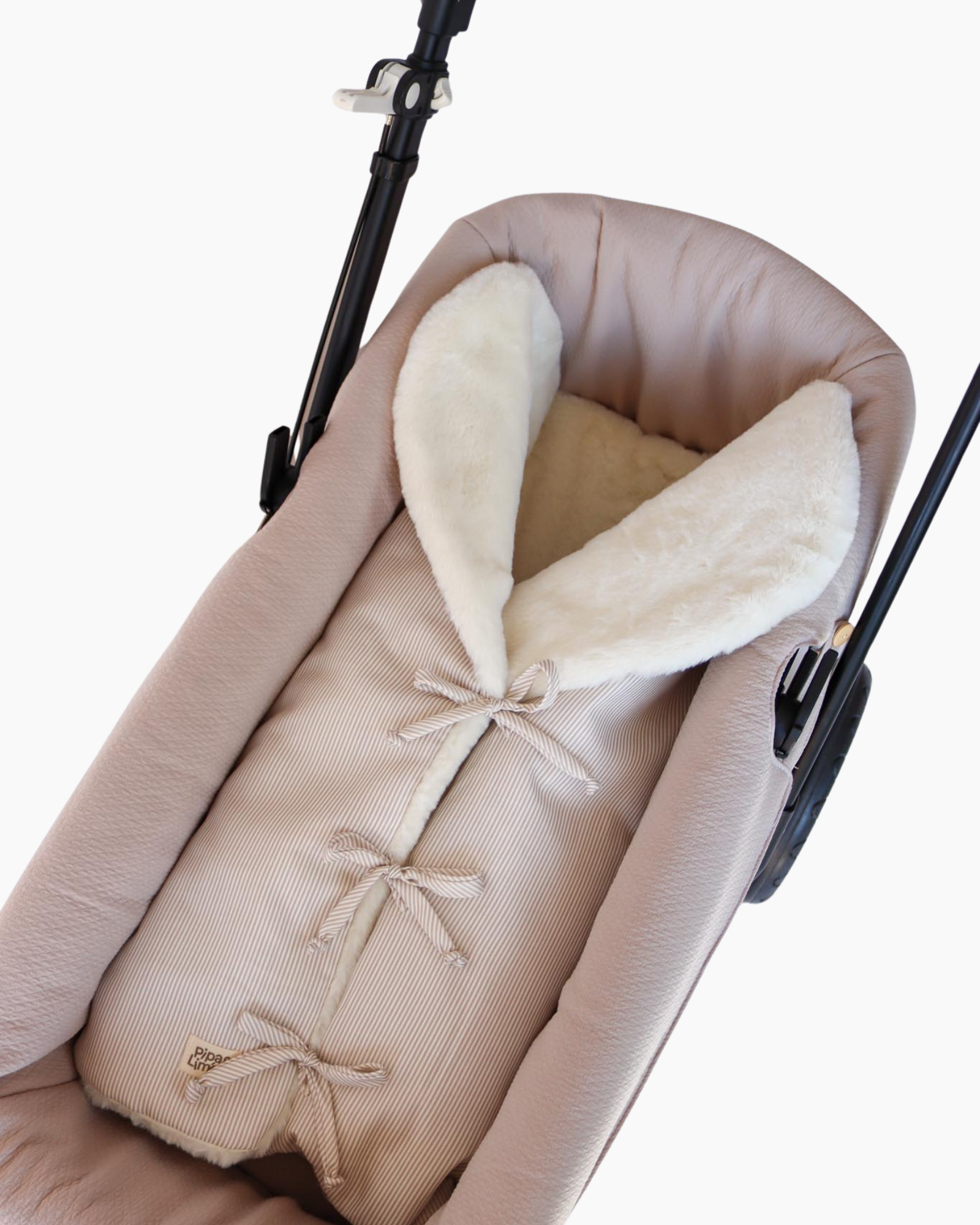 Saco polar TAUPE STRIPES