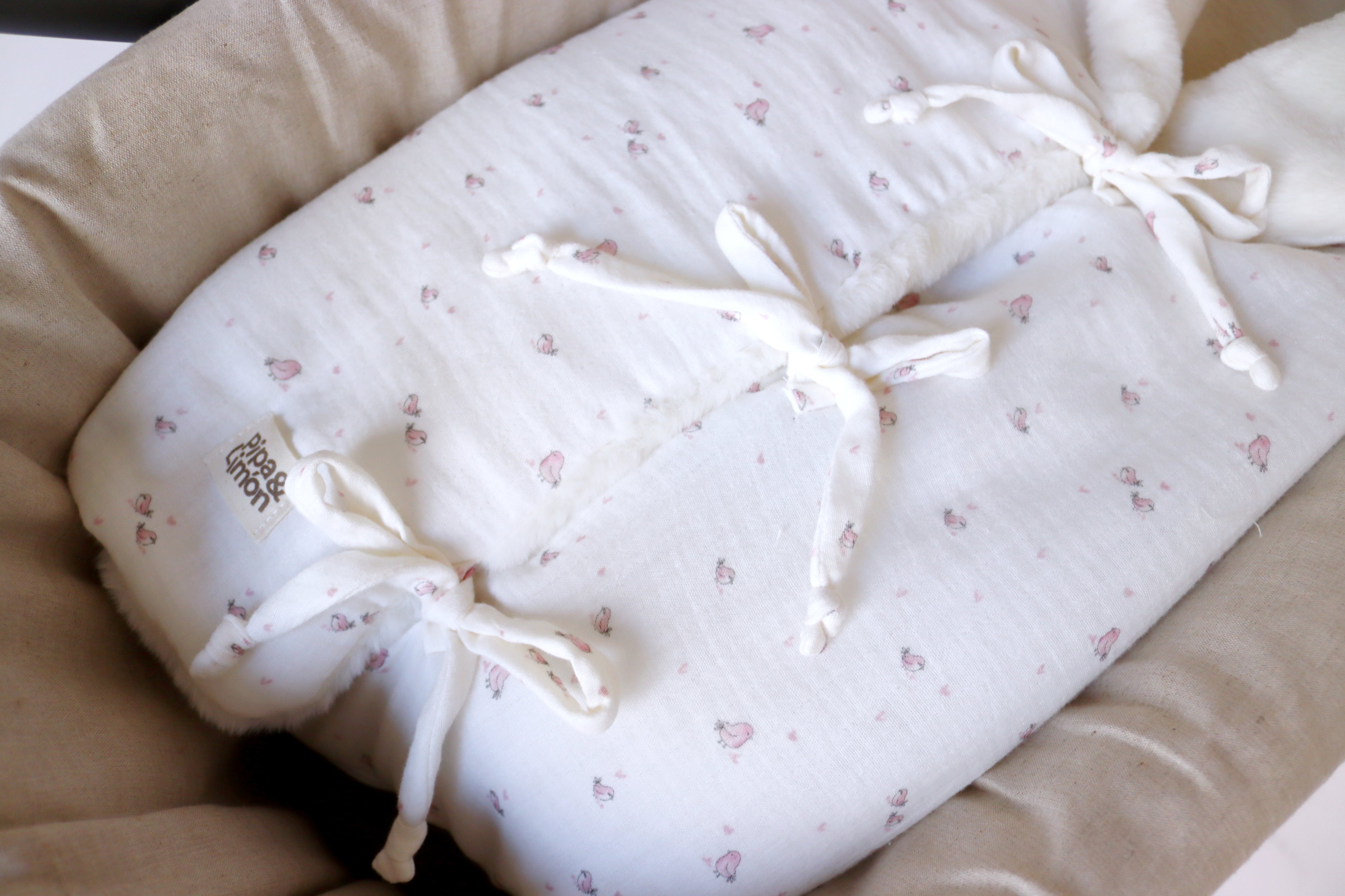 Saco polar BIRDS rosa