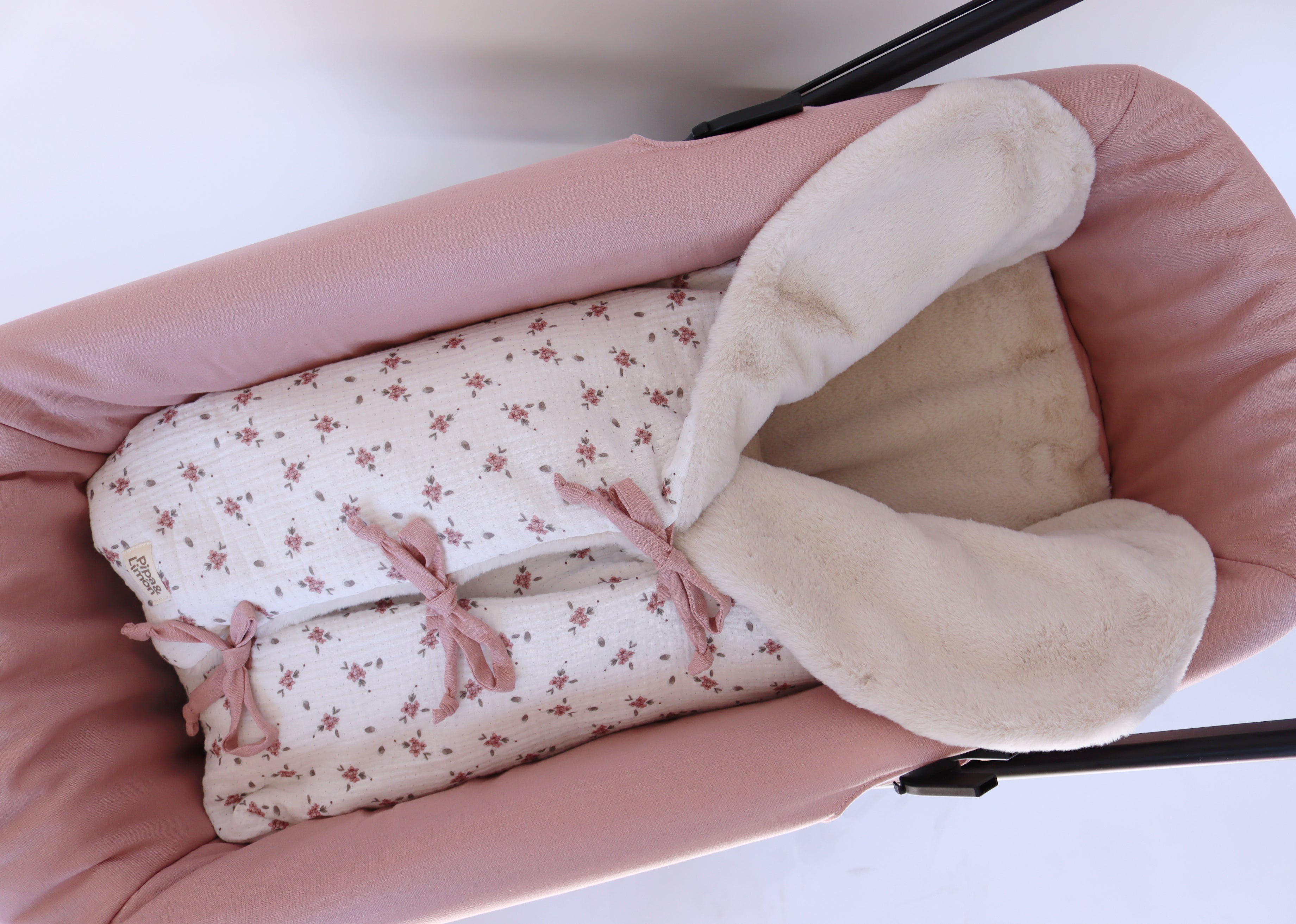 Funda cubrecapazo LINO ROSA NUDE