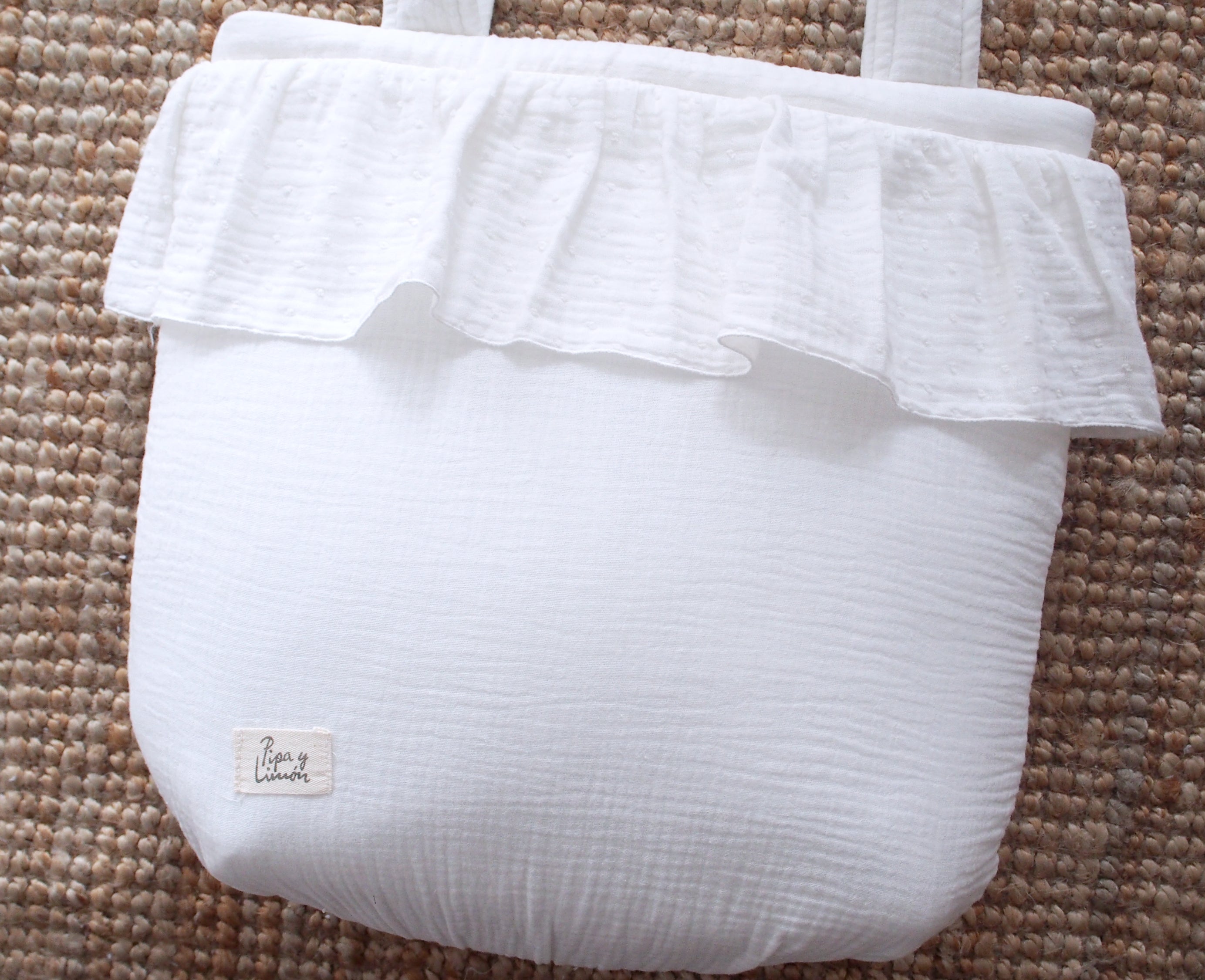 Bolsa bombonera PLUMETI BLANCO
