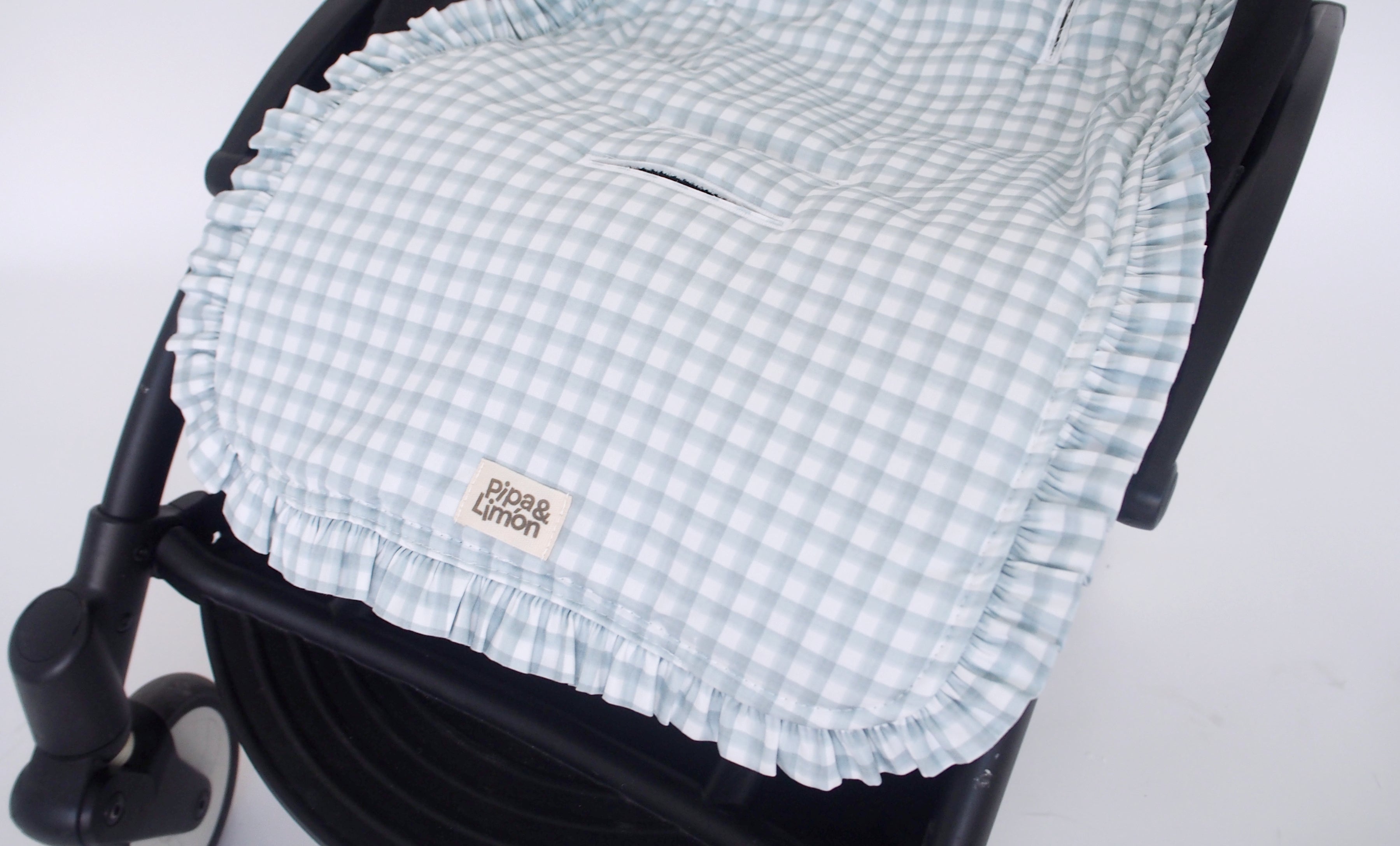 Colchoneta silla ligera VICHY WASABI volante