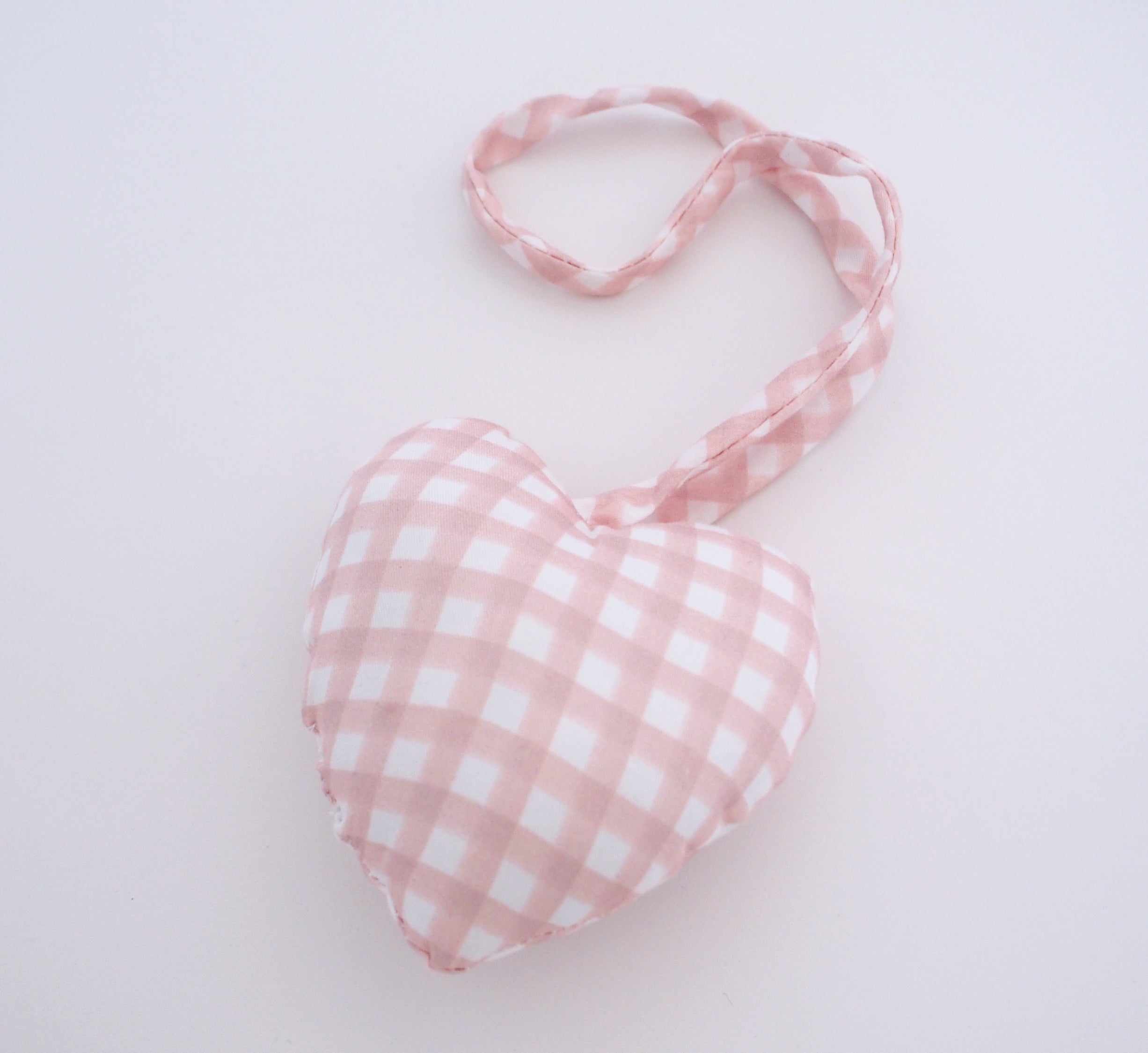 Colgante corazón VICHY ROSA PETAL