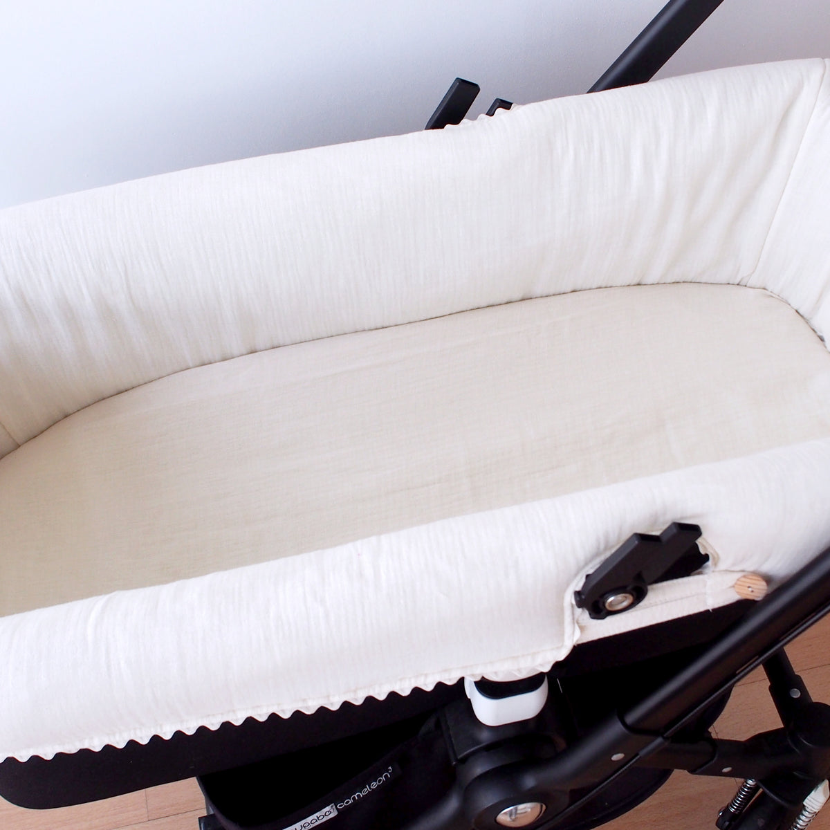 Funda cubrecapazo bambula beige Tulipán – Pipa y Limón