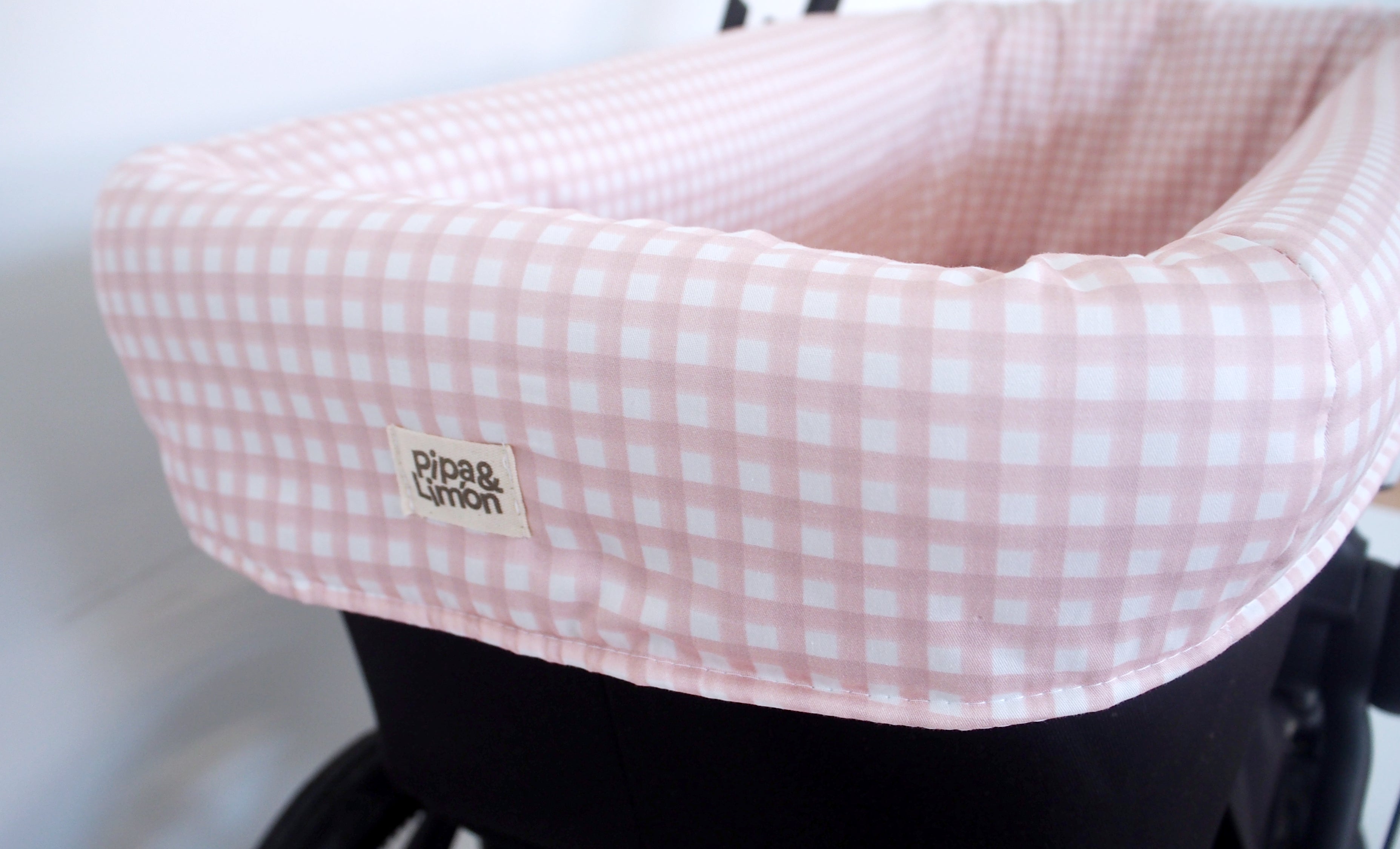 Funda cubrecapazo VICHY ROSA PETAL