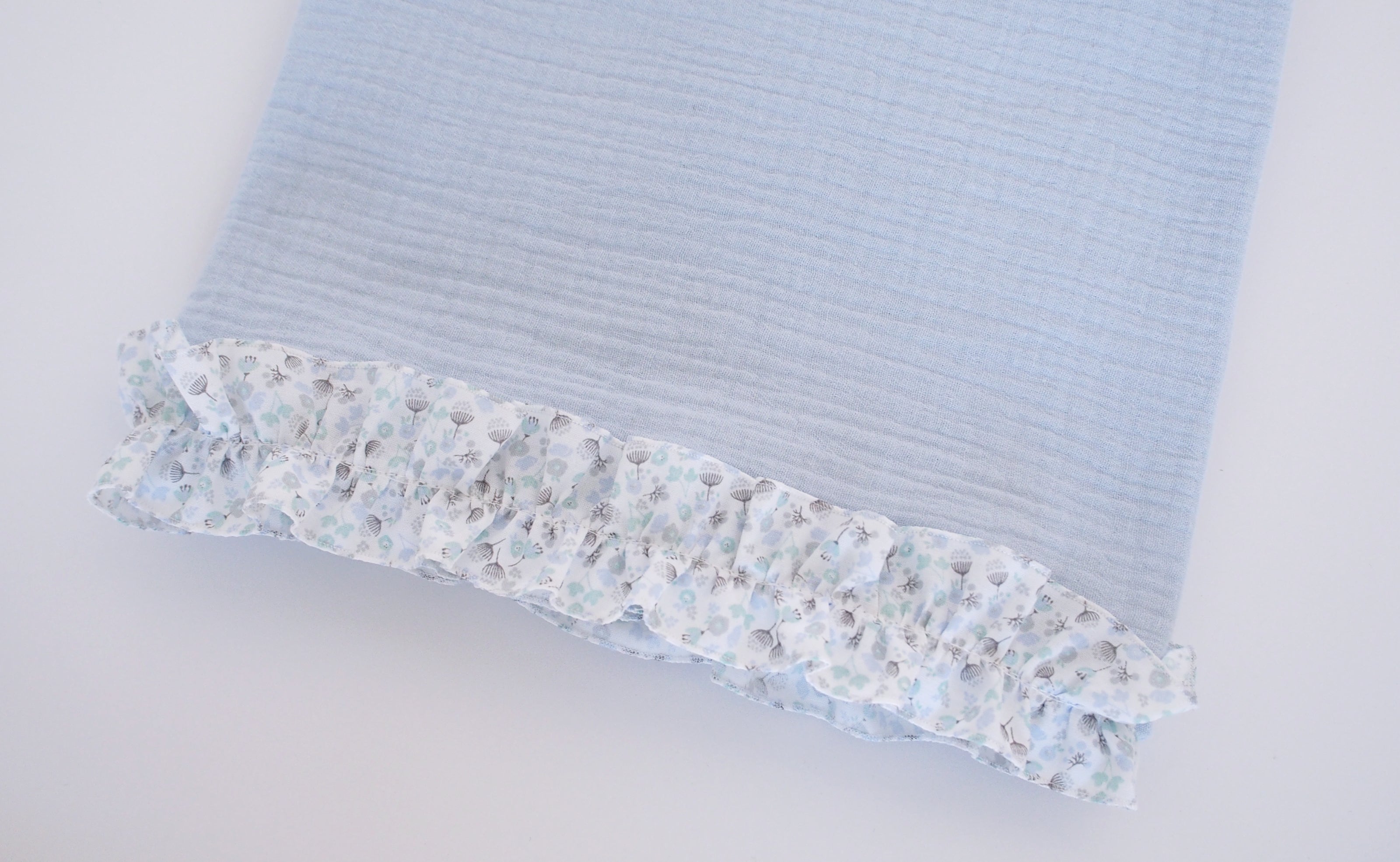 Sábana capazo BLUE celeste